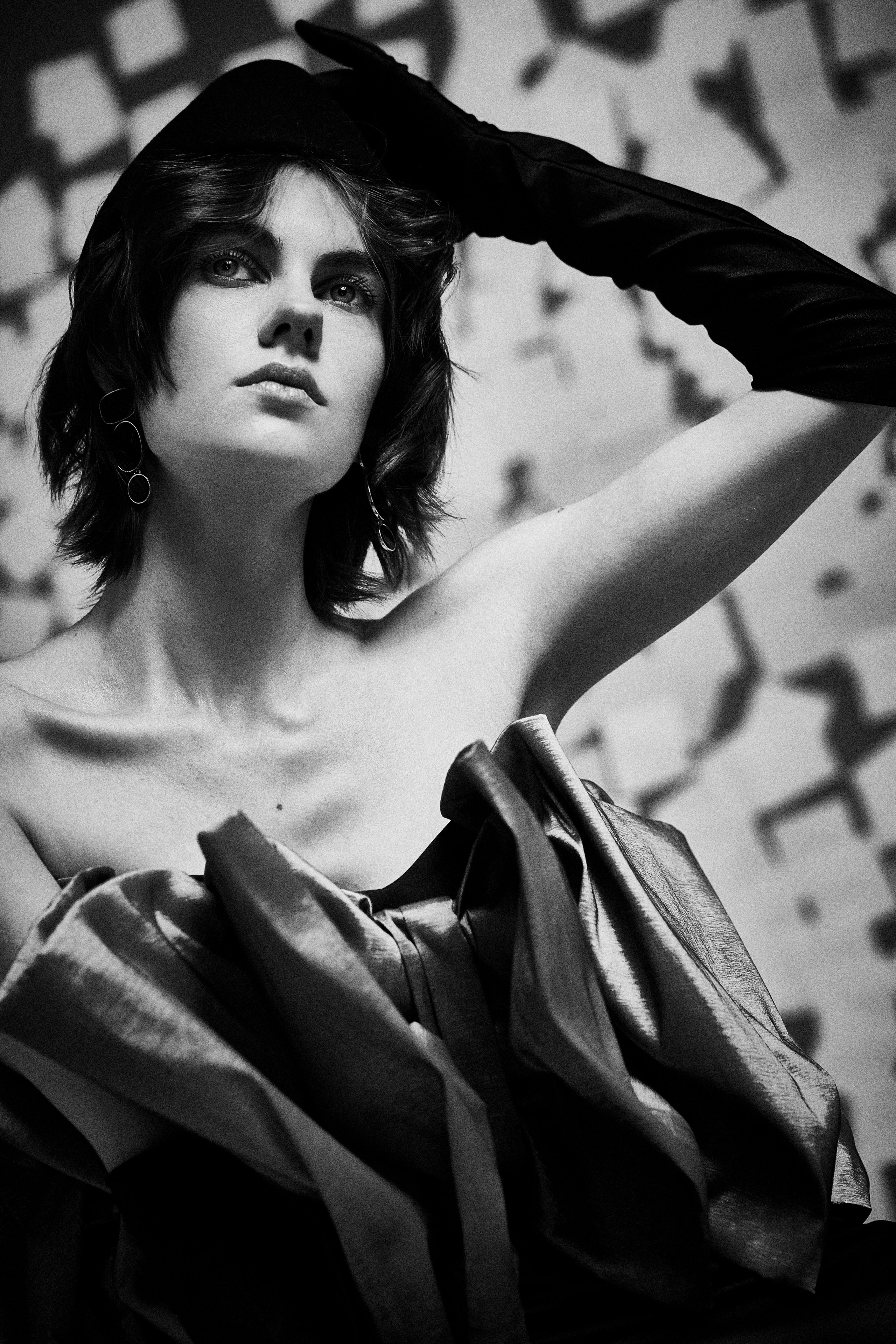 Студийная съёмка на креативном фоне. Фотограф в Москве Анастасия Баева