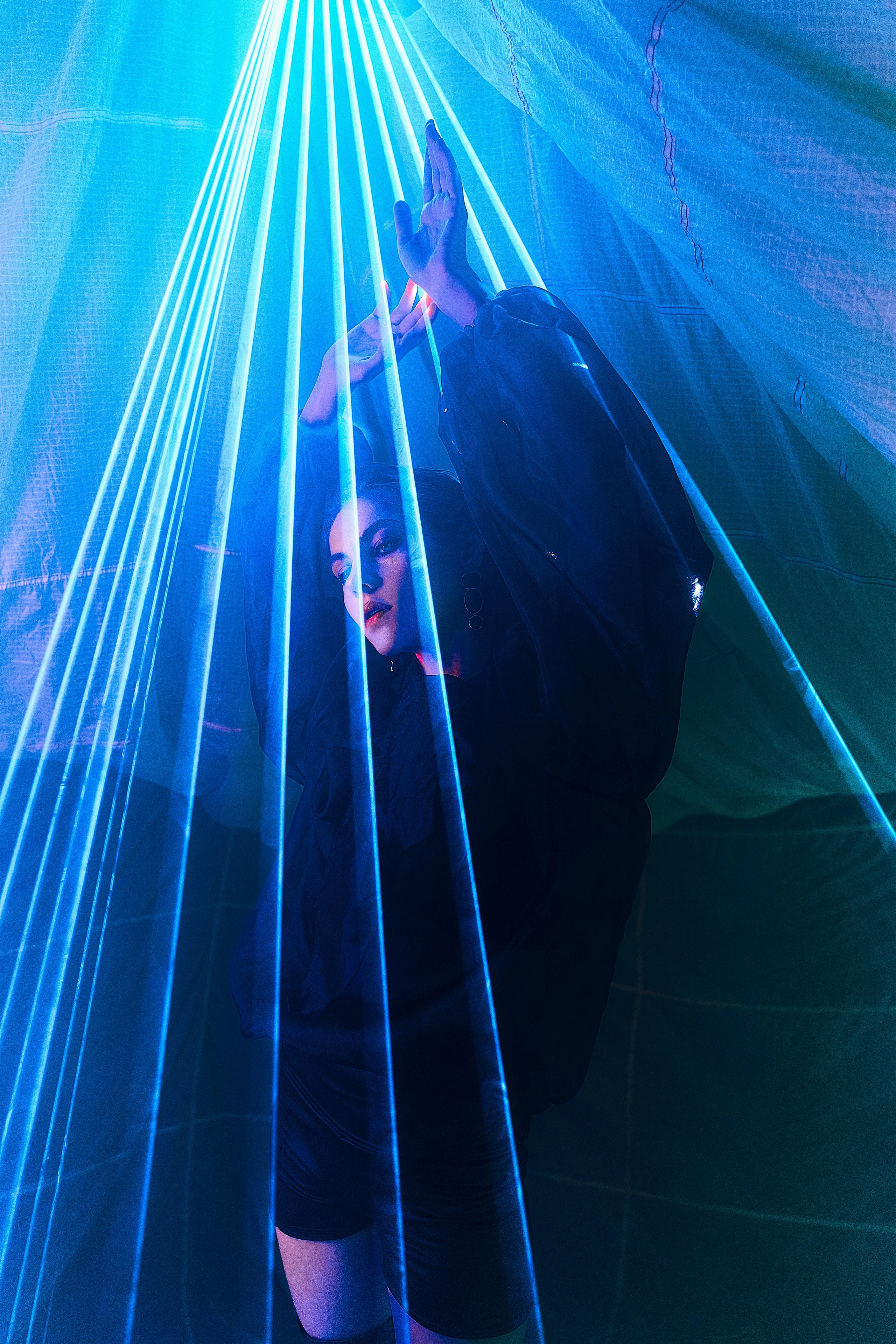 Студийная съёмка на креативном фоне. Фотограф в Москве Анастасия Баева