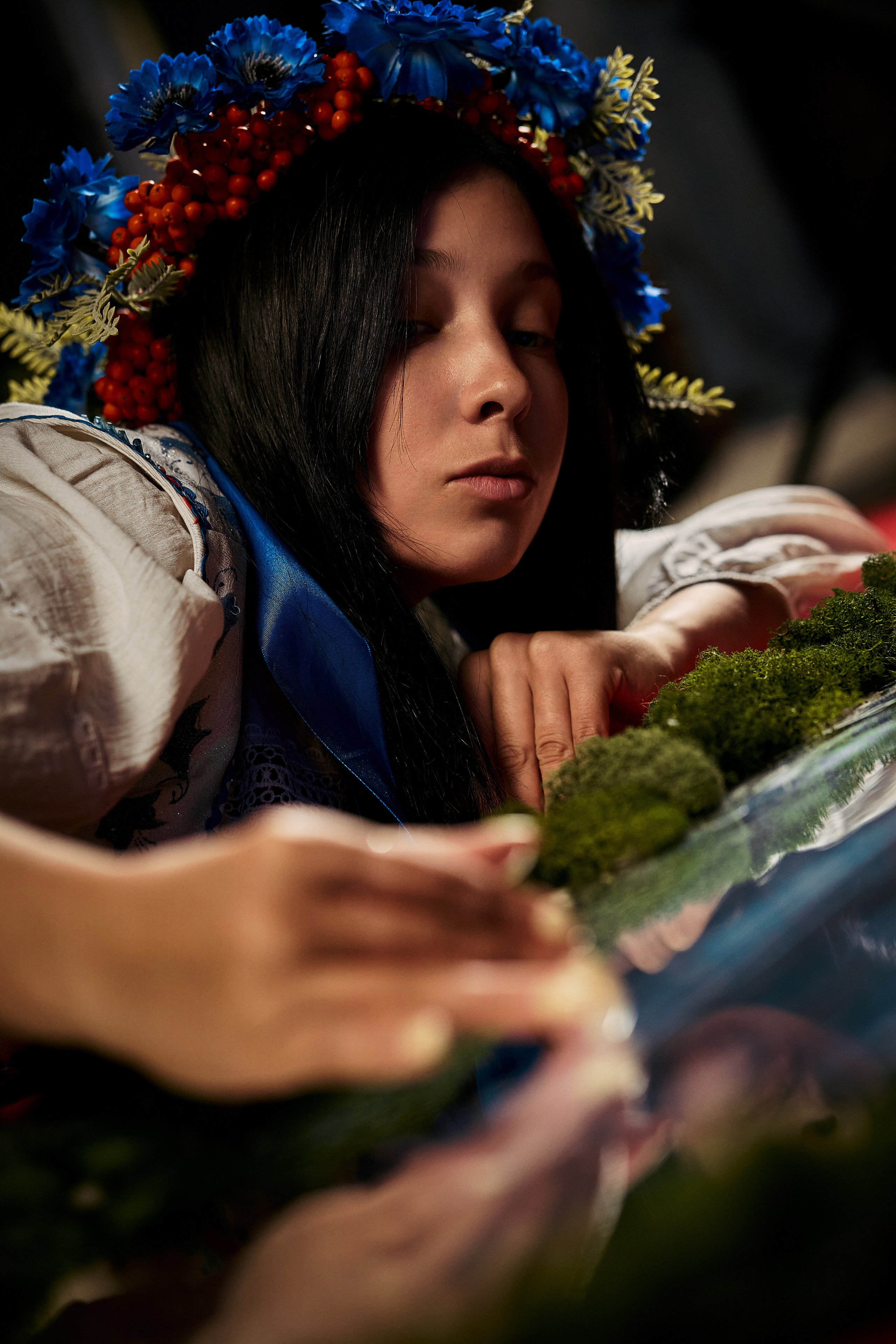 Студийная съёмка в народном стиле. Фотограф в Москве Анастасия Баева