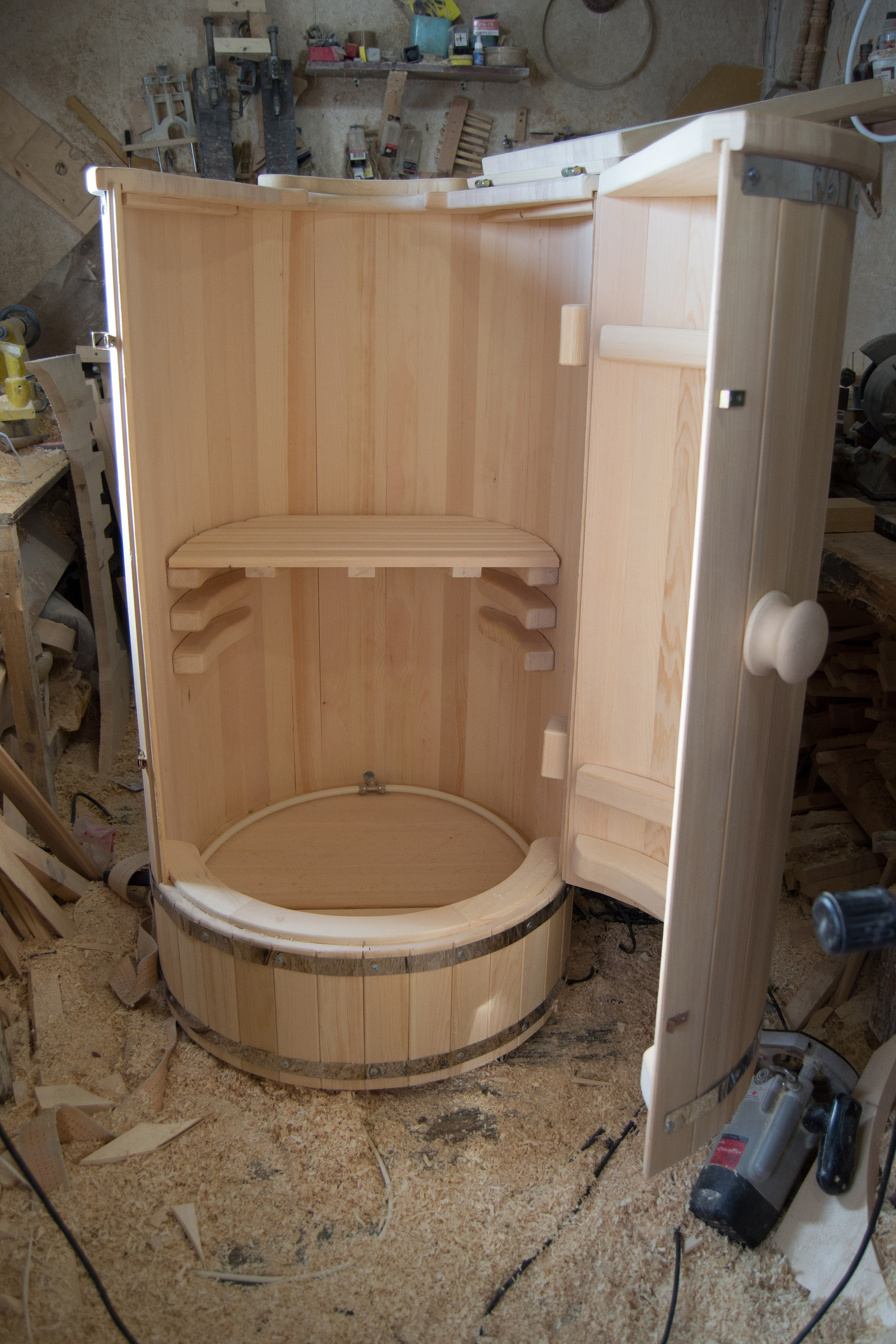 Купить фитобочку с парогенератором barrel-staem22