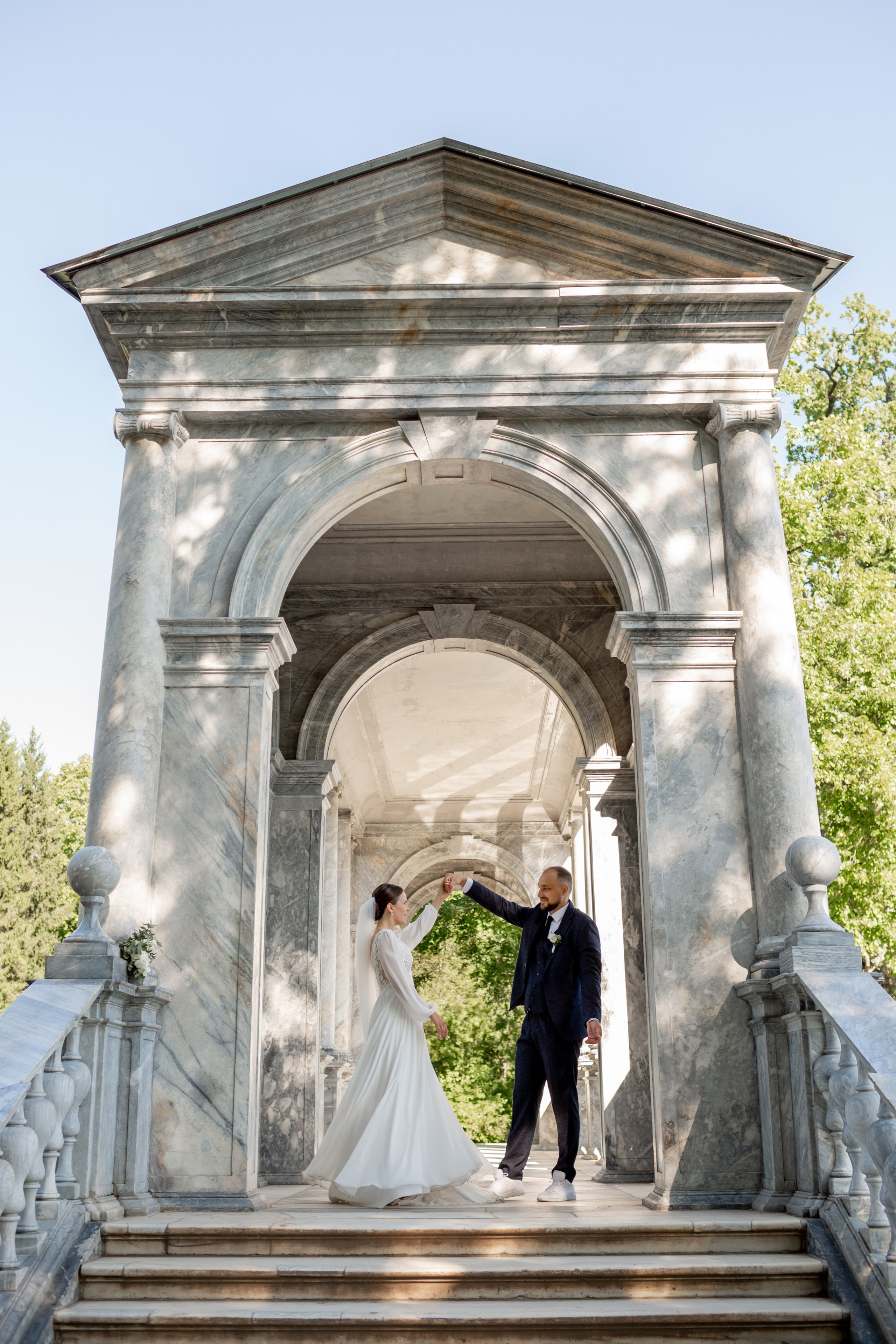 Лучшие места для фотосессии в Екатерининском парке. Свадебный фотограф Кирилл Белый