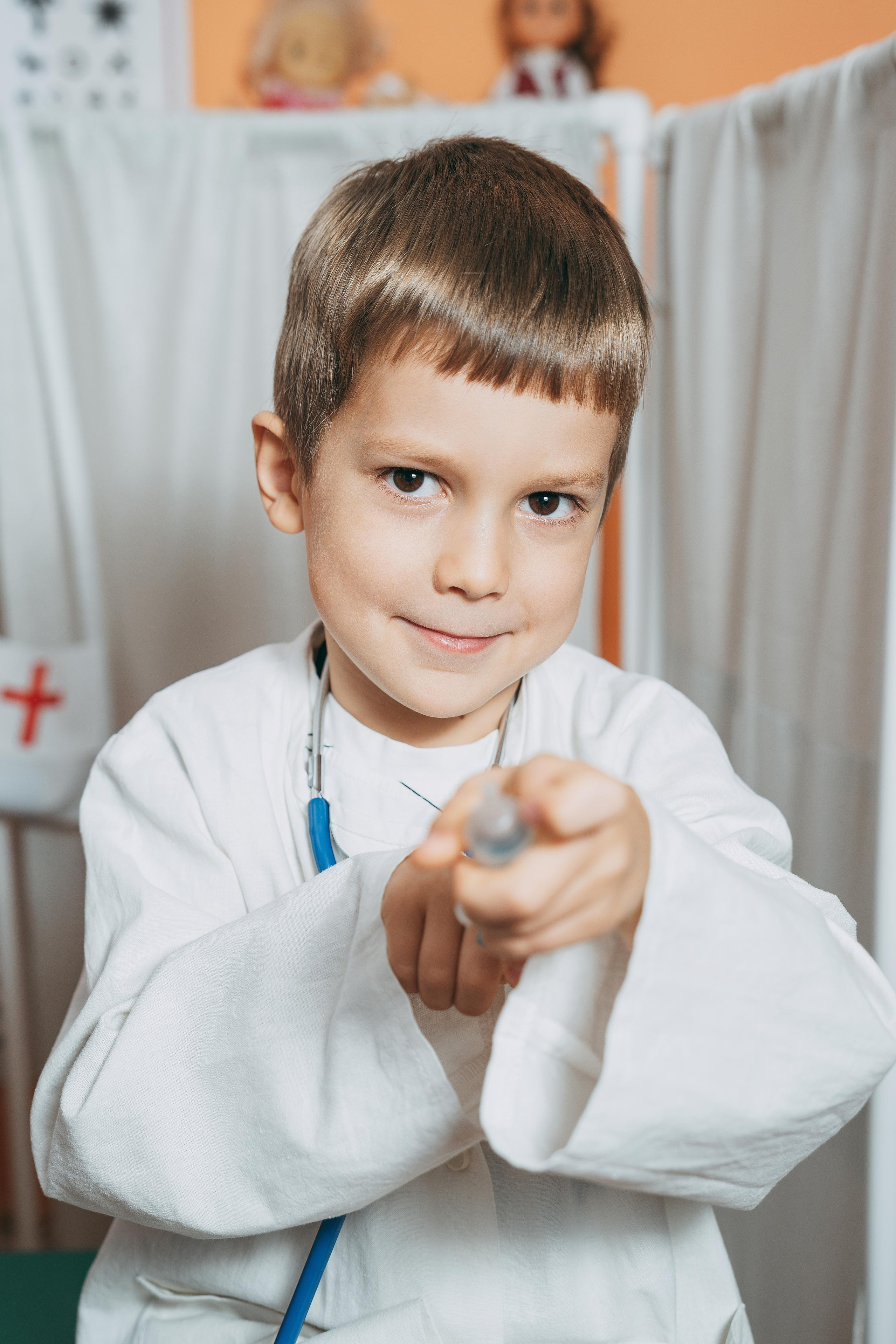 фотосессия в детском саду игра в доктора