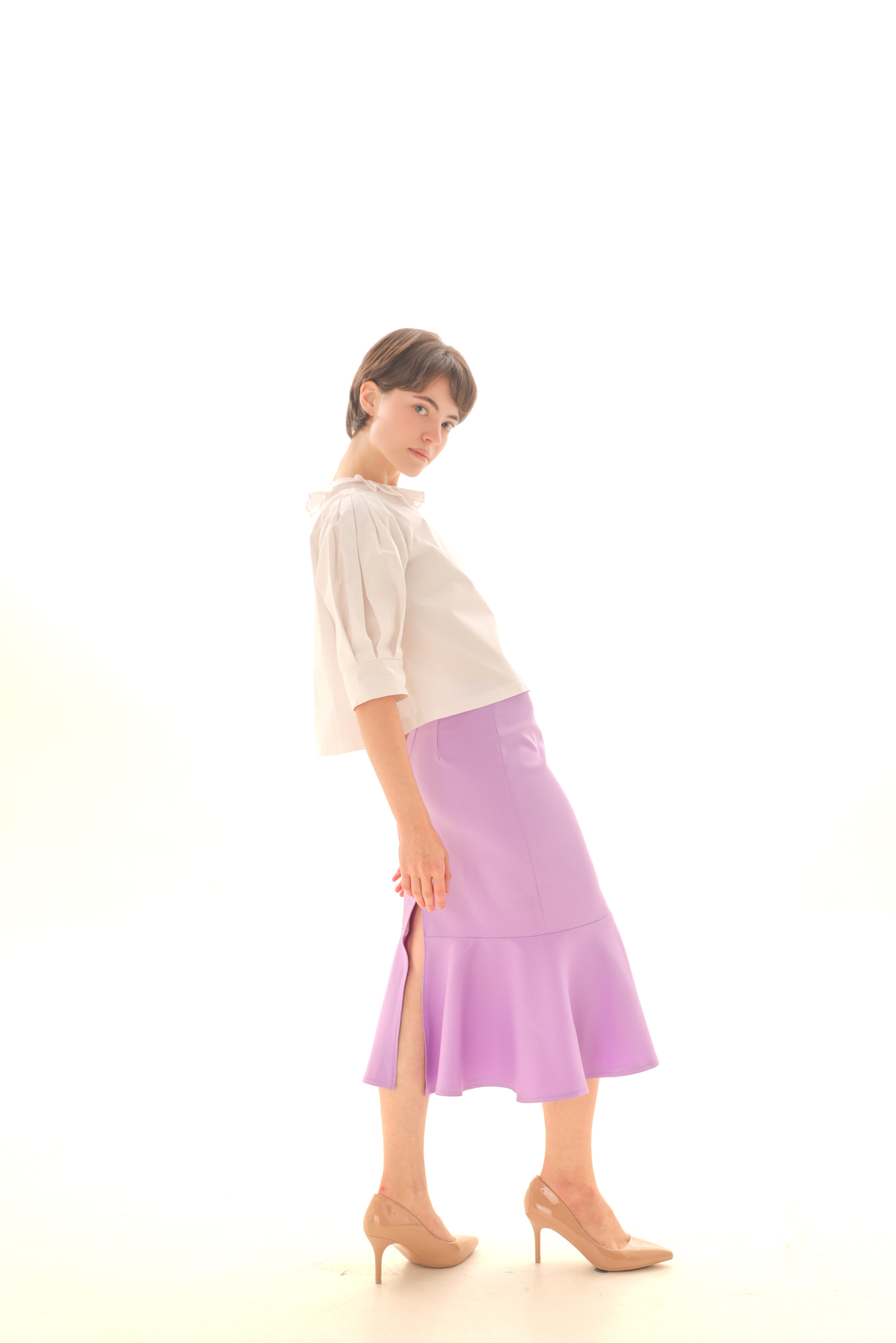 Casting for the title “face of the brand” for designer Tatiana Alexandrova. Visual artist, photographer Liana Darenskaya, Moscow