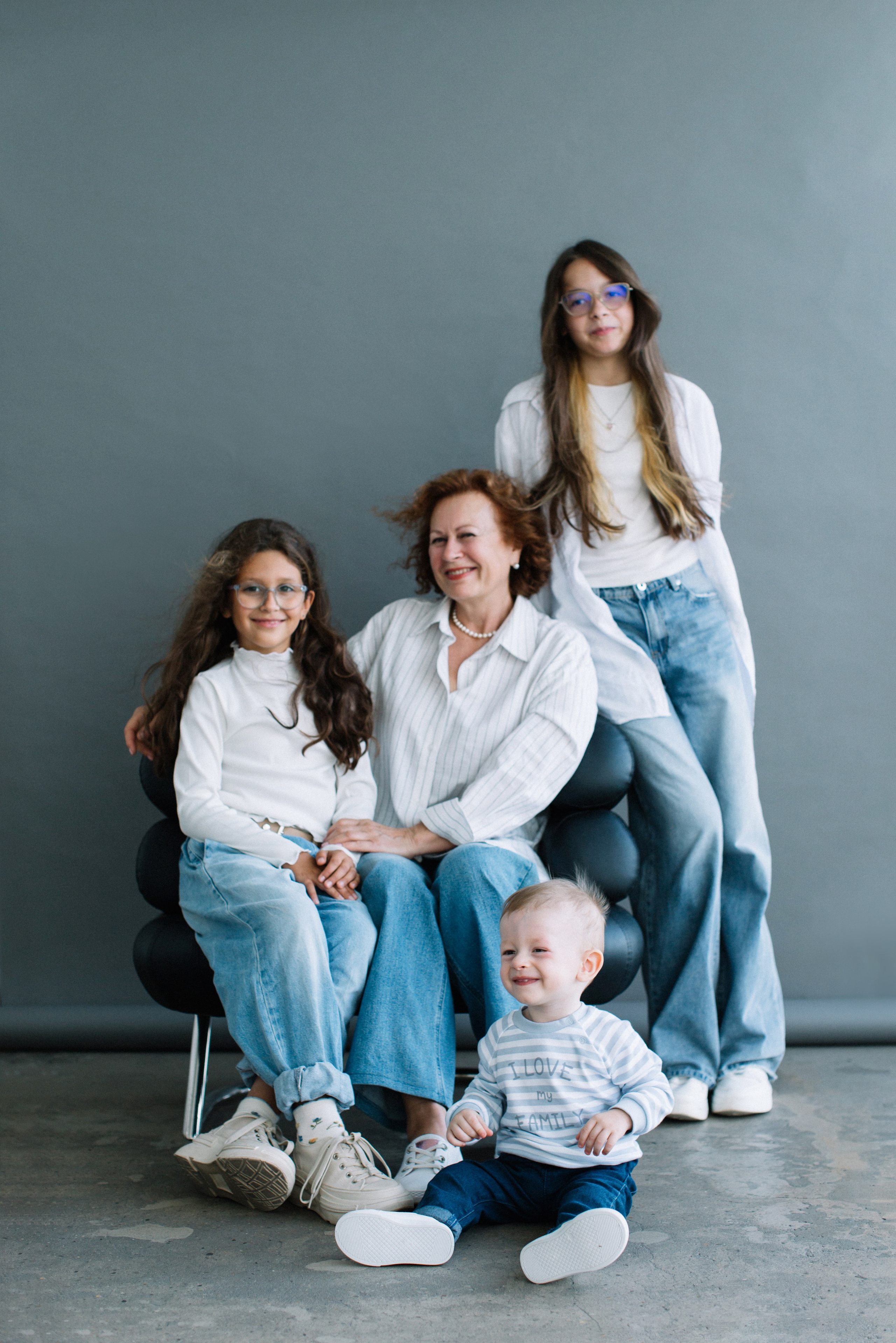 Съёмка для большой семьи. Семейный и детский фотограф в Новосибирске Алёна Малахова