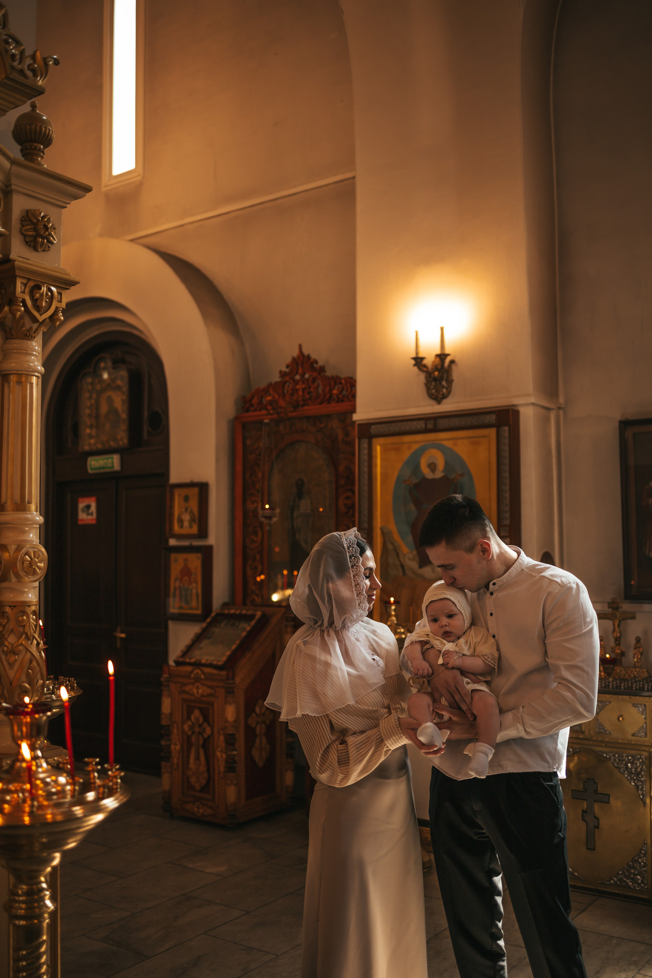 Таинство Крещения. Фотограф новорождённых Newborn Москва