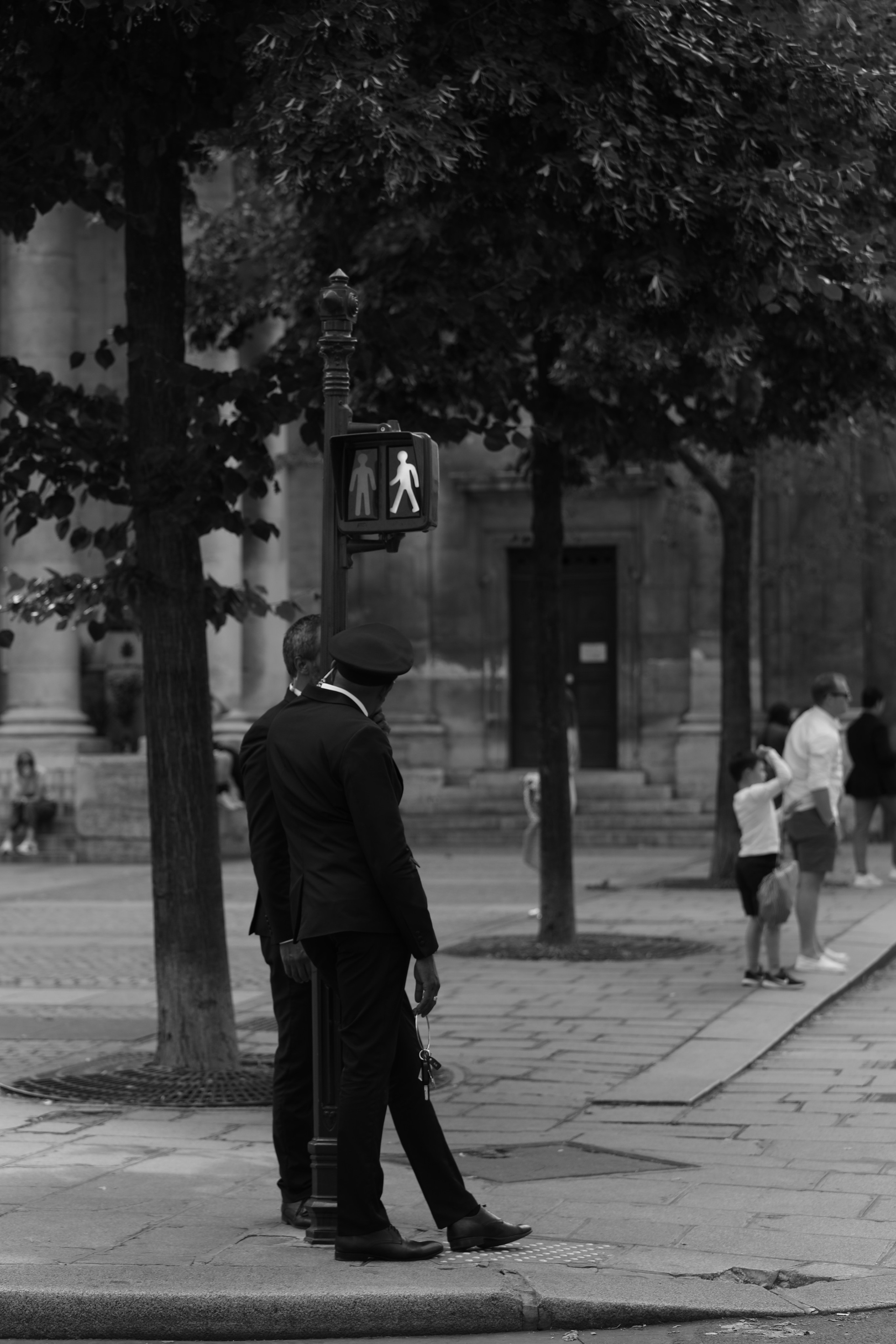 Фотография, светофор, охрана, Диор. Франция, Париж