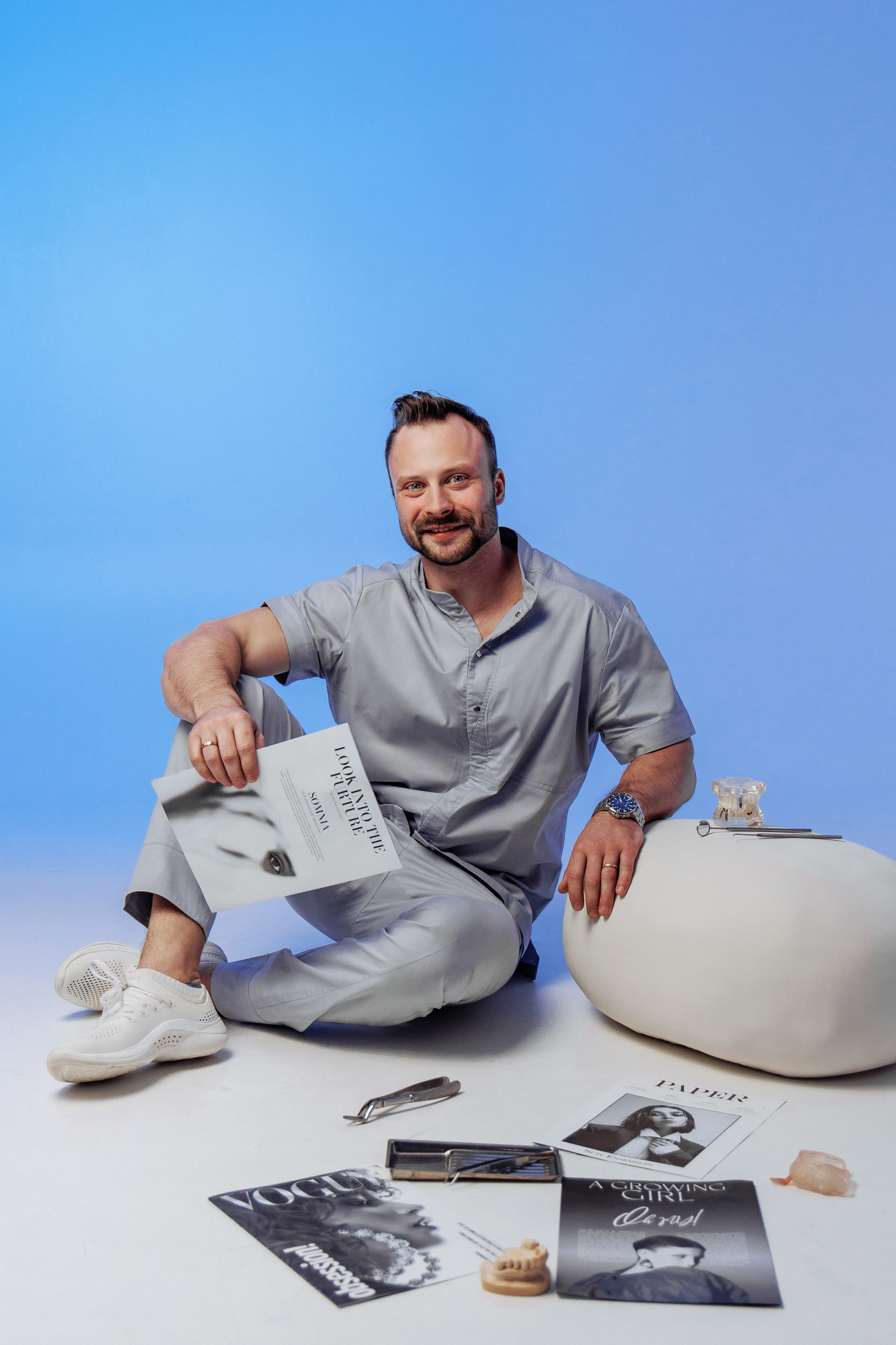 Антон. Контент для хирурга-стоматолога. Фотограф Марина Побединская