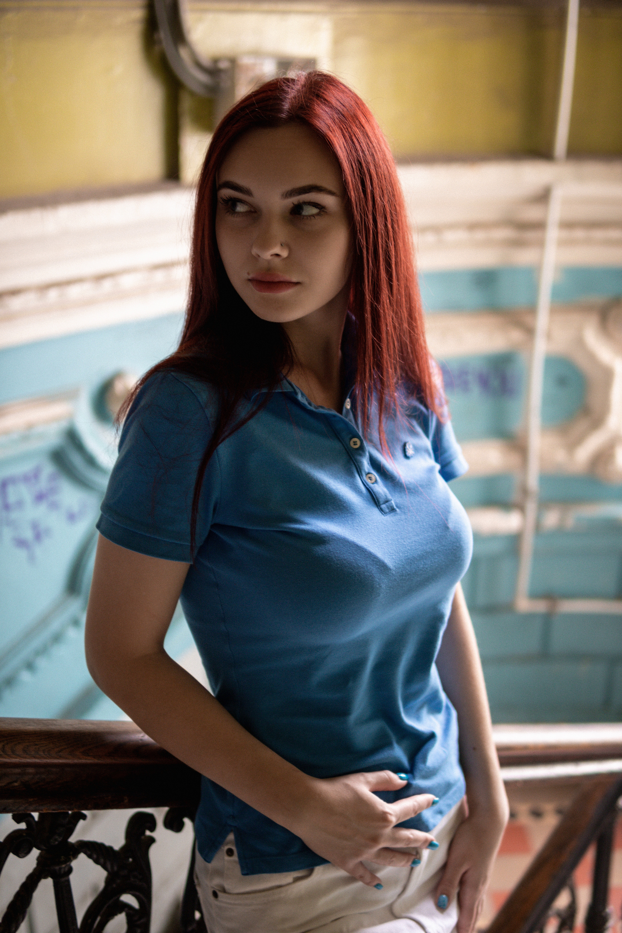 Фотосессия в подъезде. Фотограф в Ростове-на-Дону Игорь Апасеев