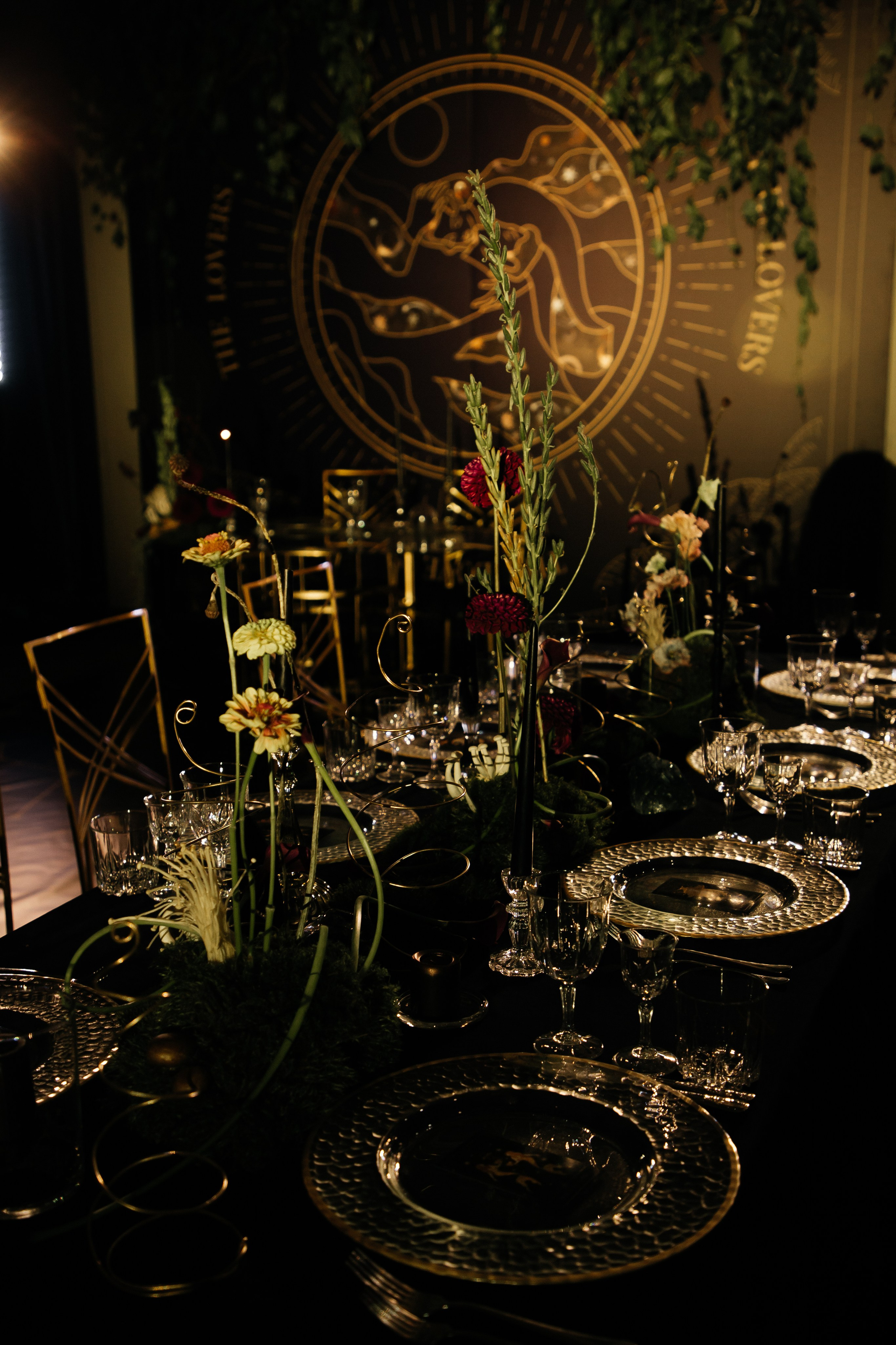 сервировка свадебного стола 