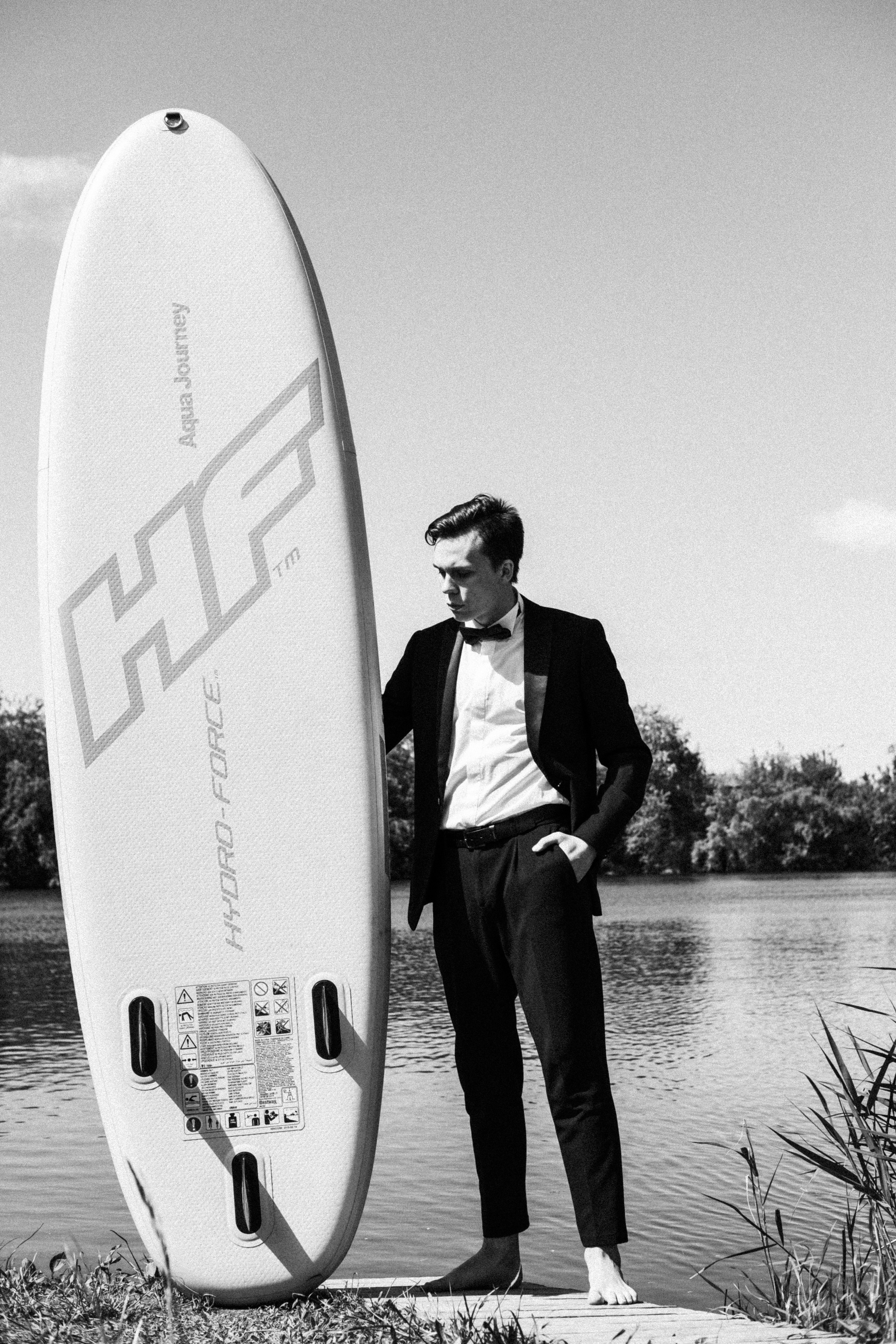 Бизнес портрет на сап сёрфе в Новосибирске. Артём Кузнецов, фотограф, Новосибирск