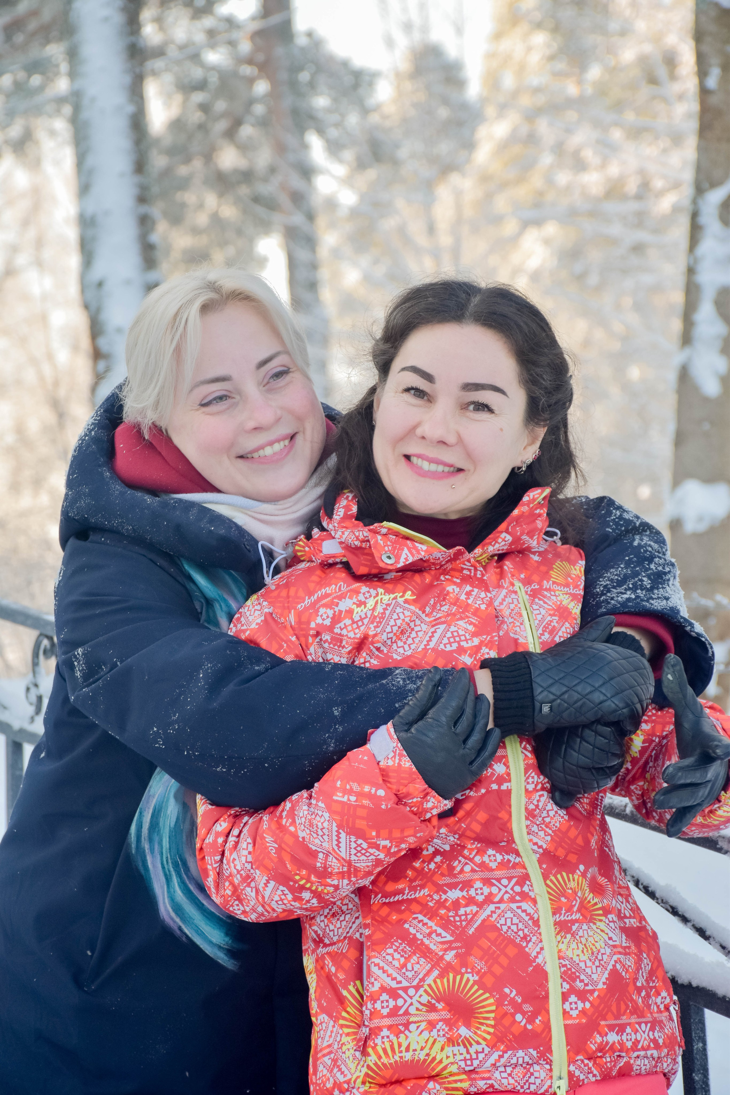 Зимняя фотосессия в детском лагере