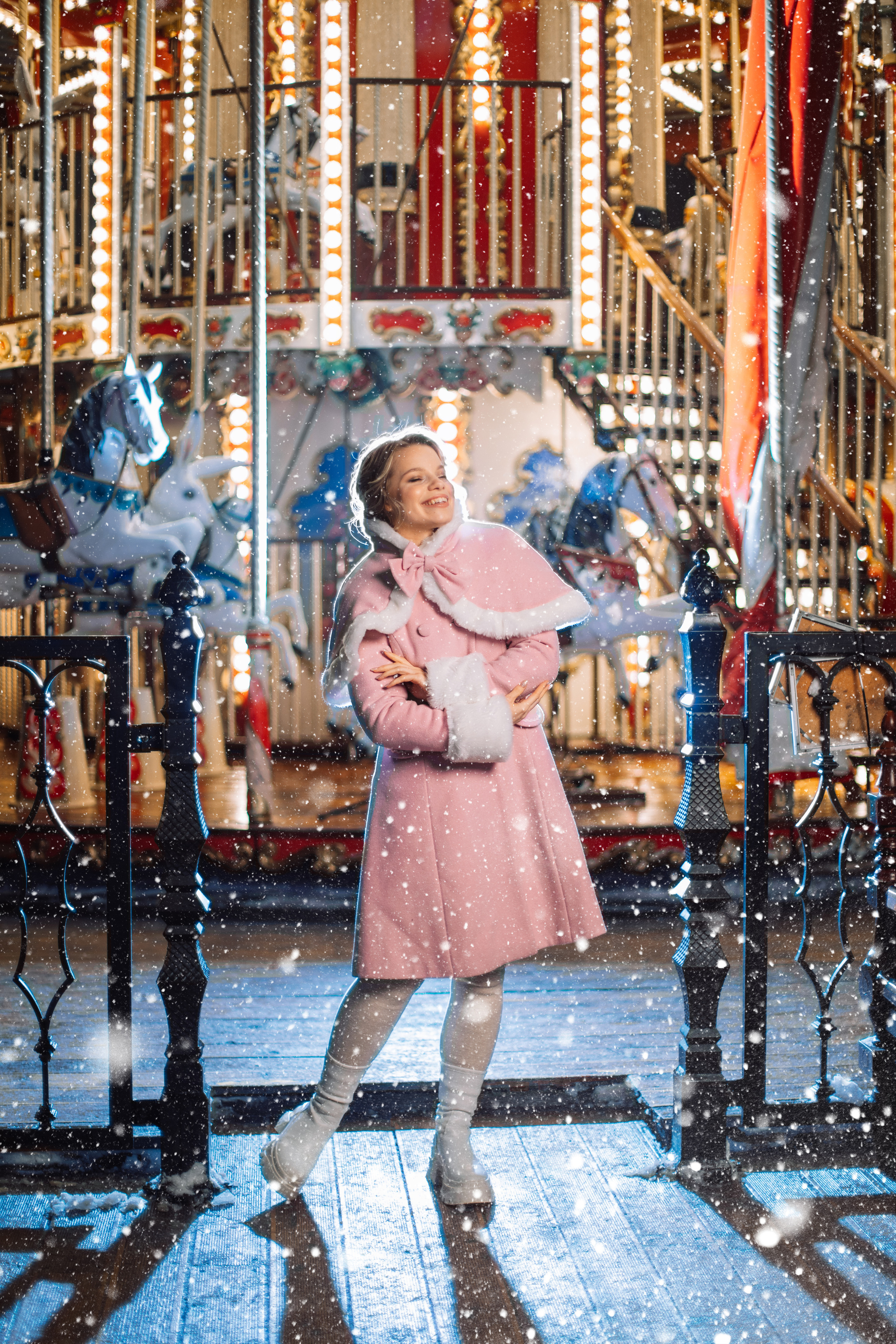 Новогодняя фотосессия в центре Москвы. Свадебный и Семейный фотограф в Москве и Сочи Таня Михей