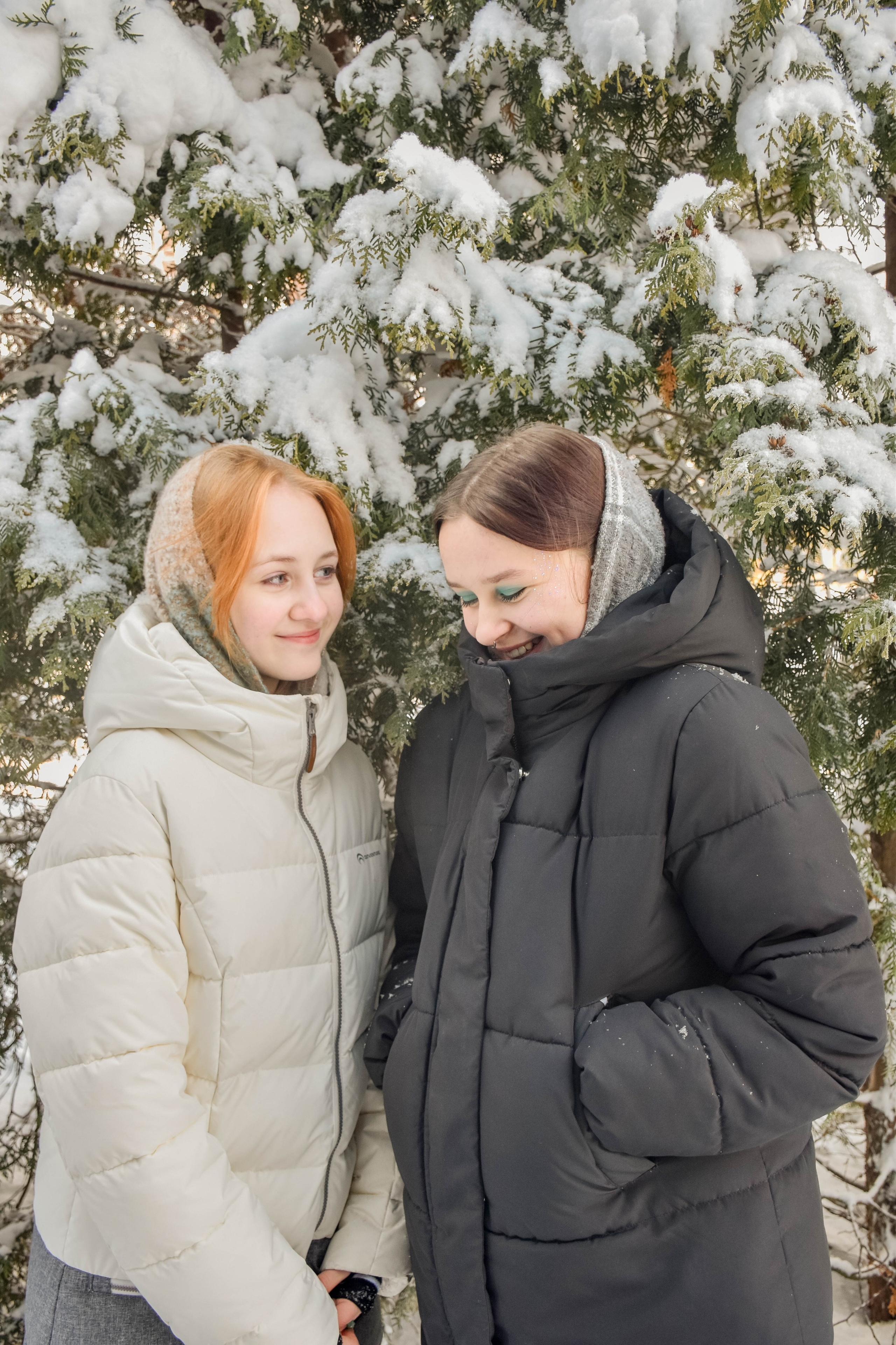Зимняя фотосессия в детском лагере