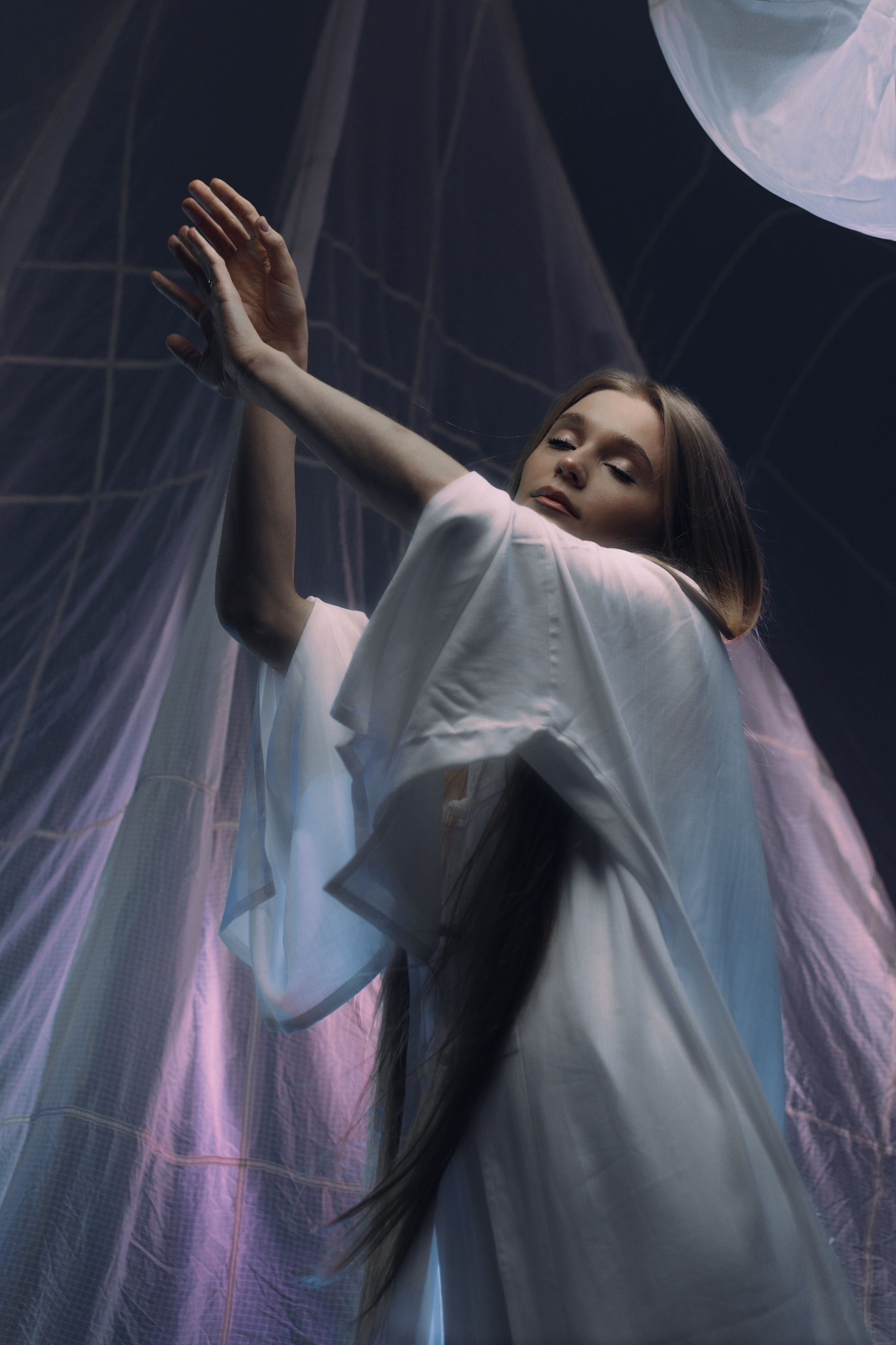 Белое кимоно + штаны. Фотограф в Москве и Щелково Люся Фоминых