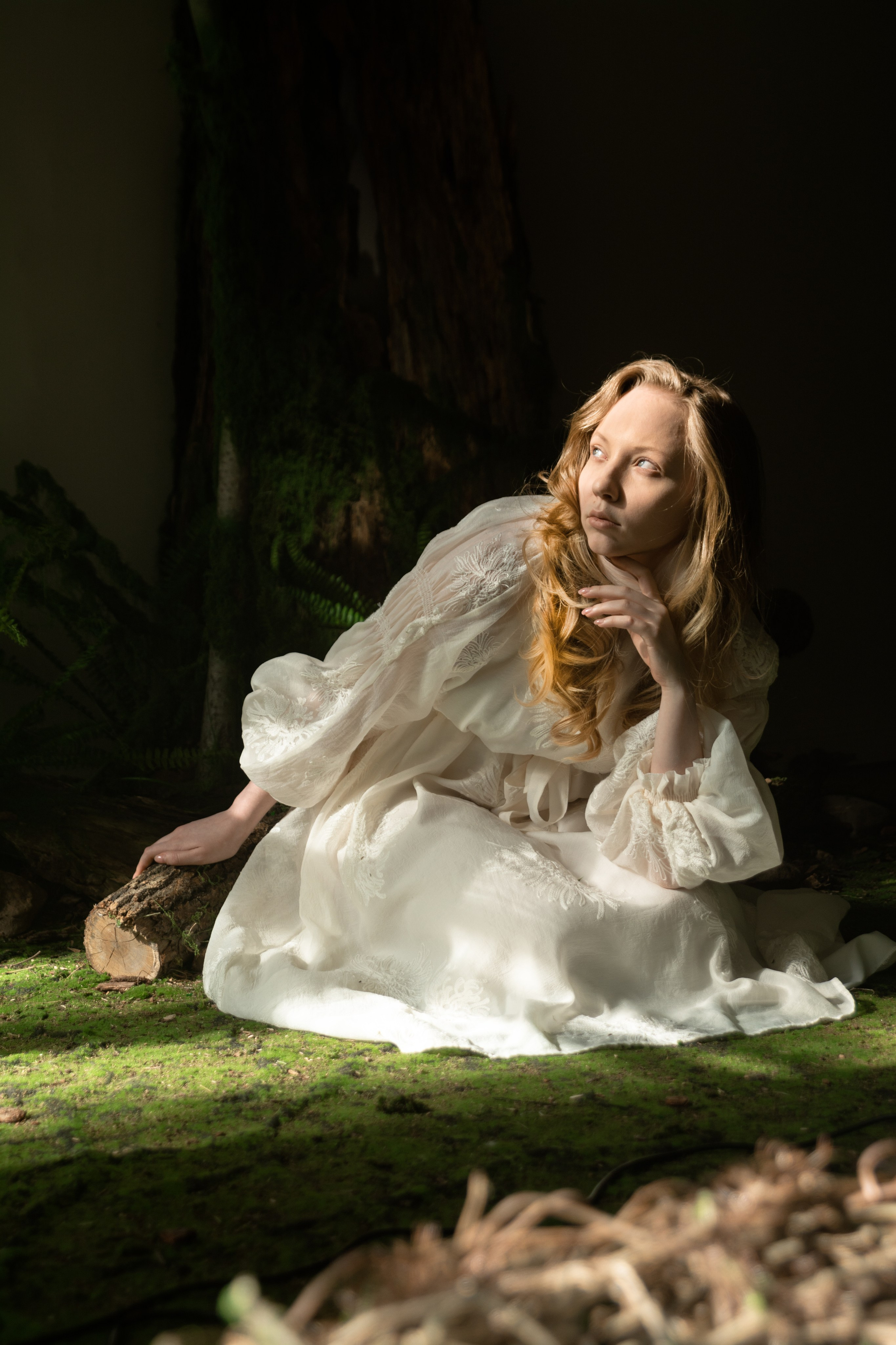 Романтическое кремовое платье. Фотограф в Москве и Щелково Люся Фоминых