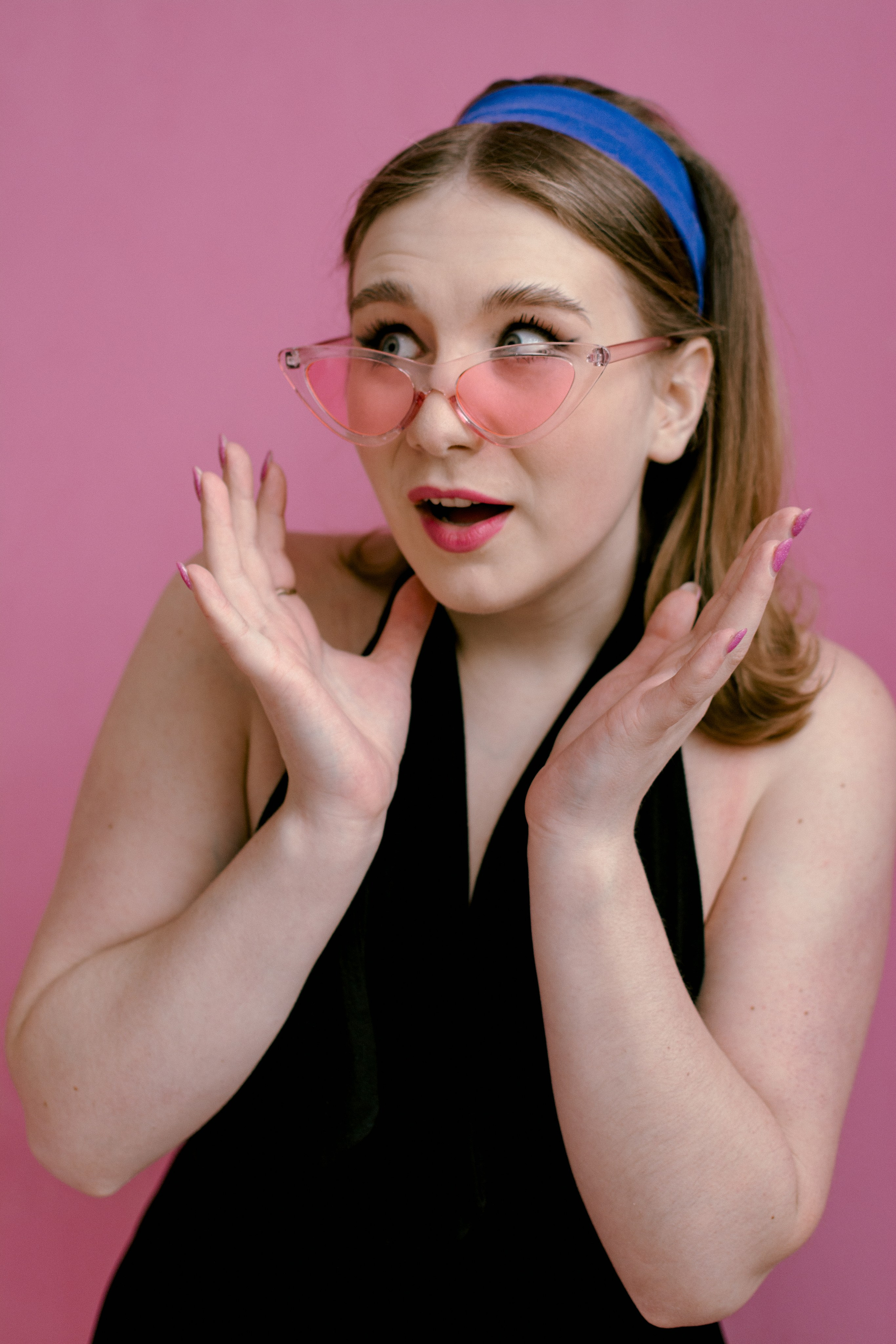 Розовое ретро платье. Фотограф в Москве и Щелково Люся Фоминых