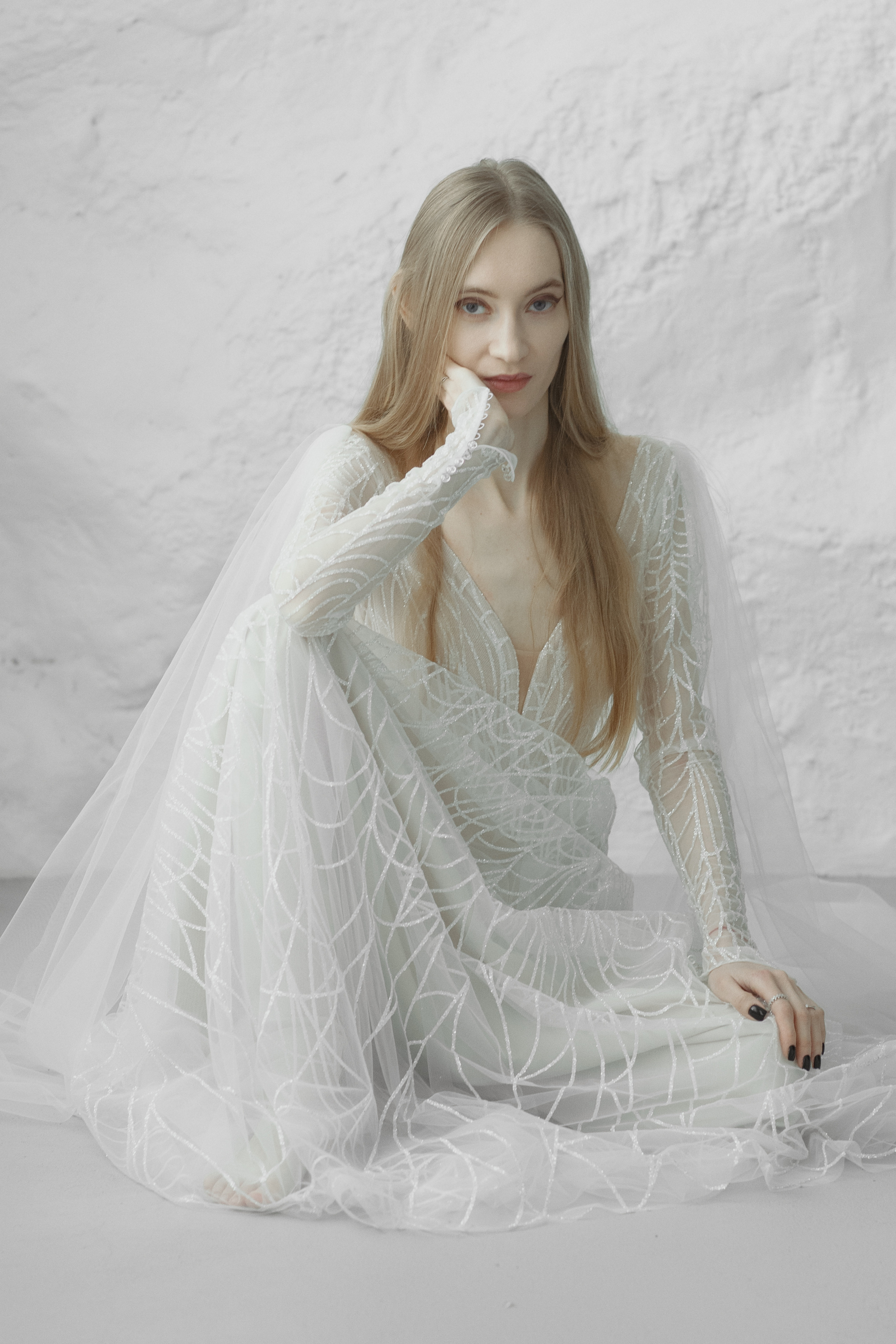 Свадебная фотосессия на кровати