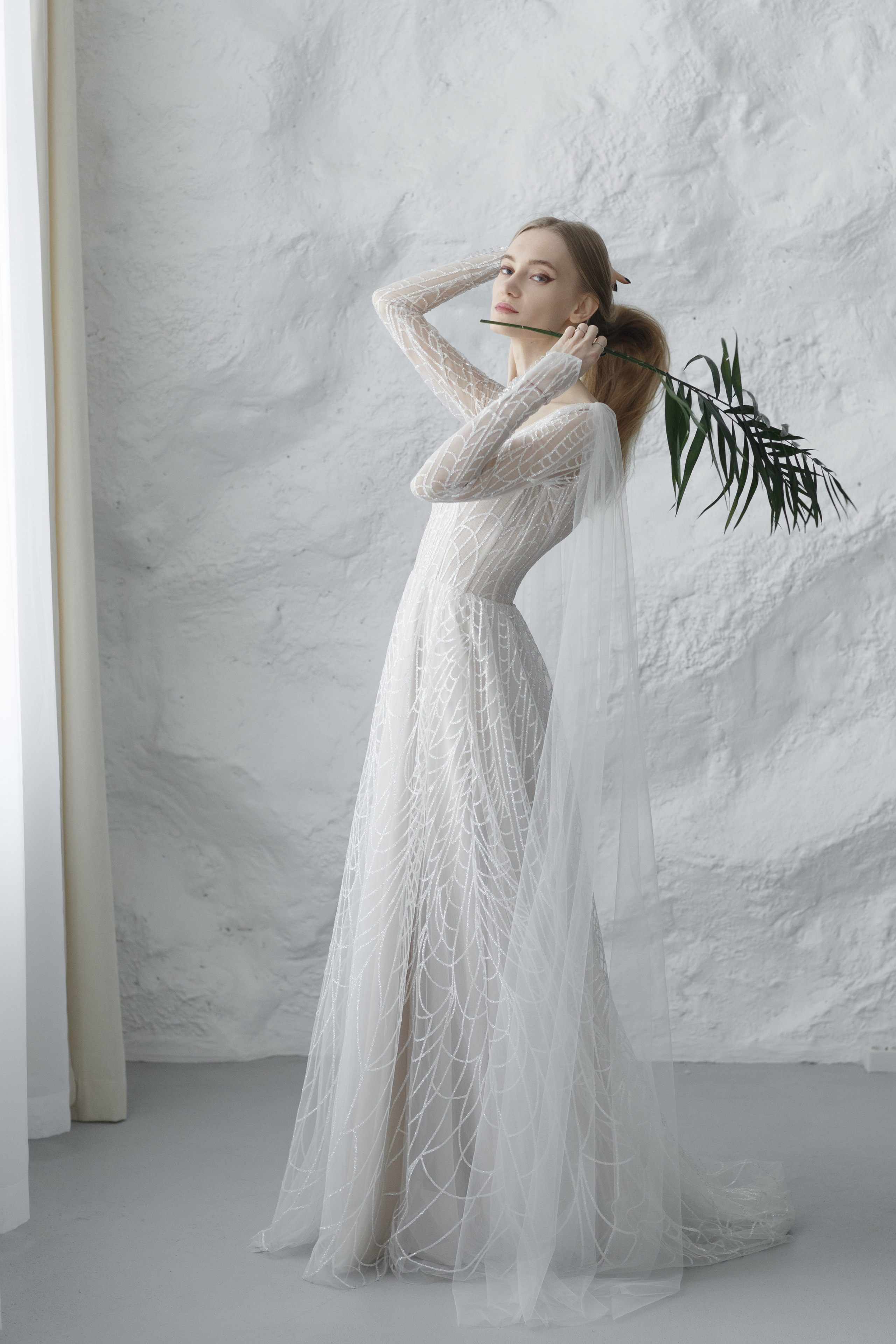 Свадебная фотосессия на кровати