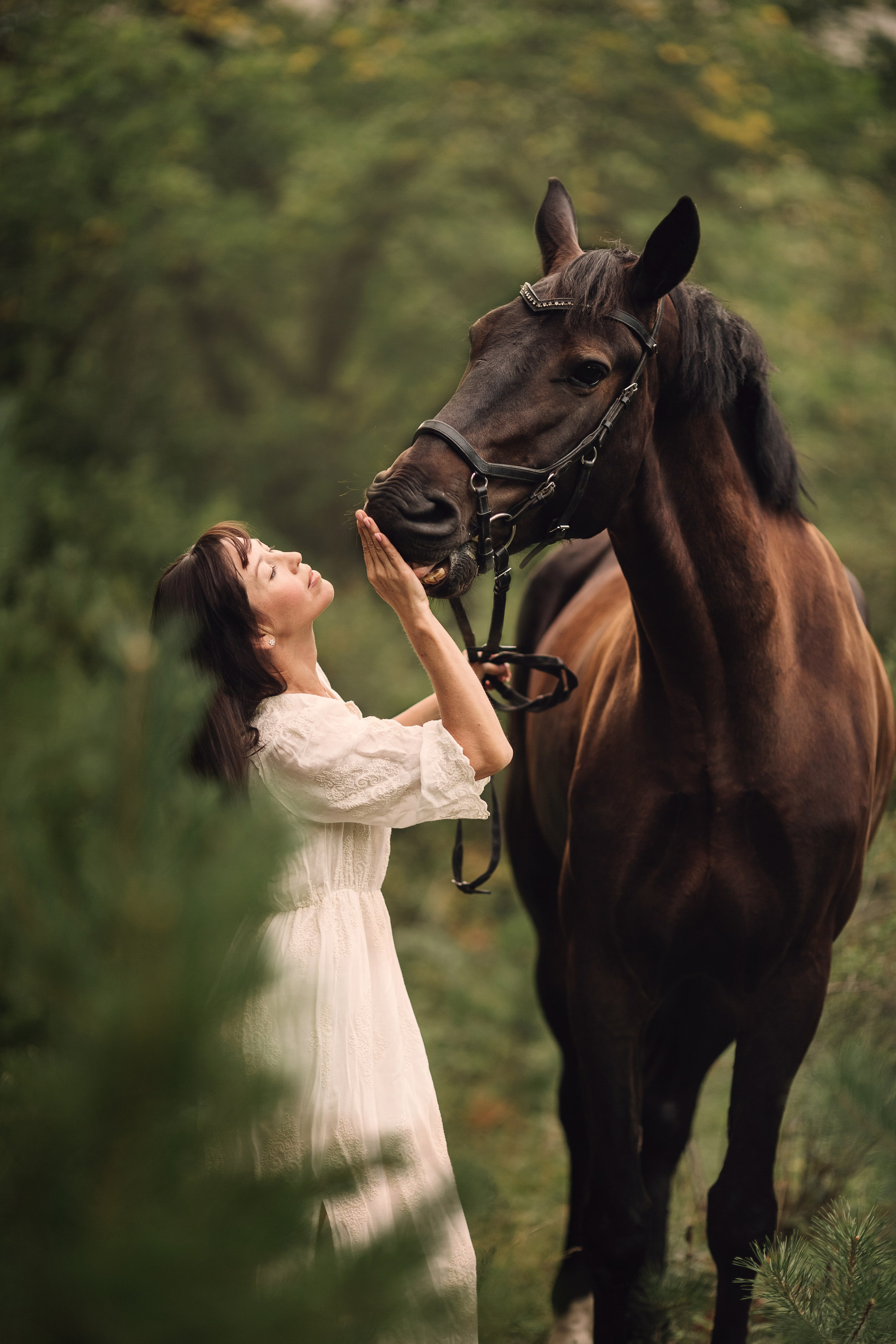 Ольга Белова. Портреты с лошадьми. Конная фотография
