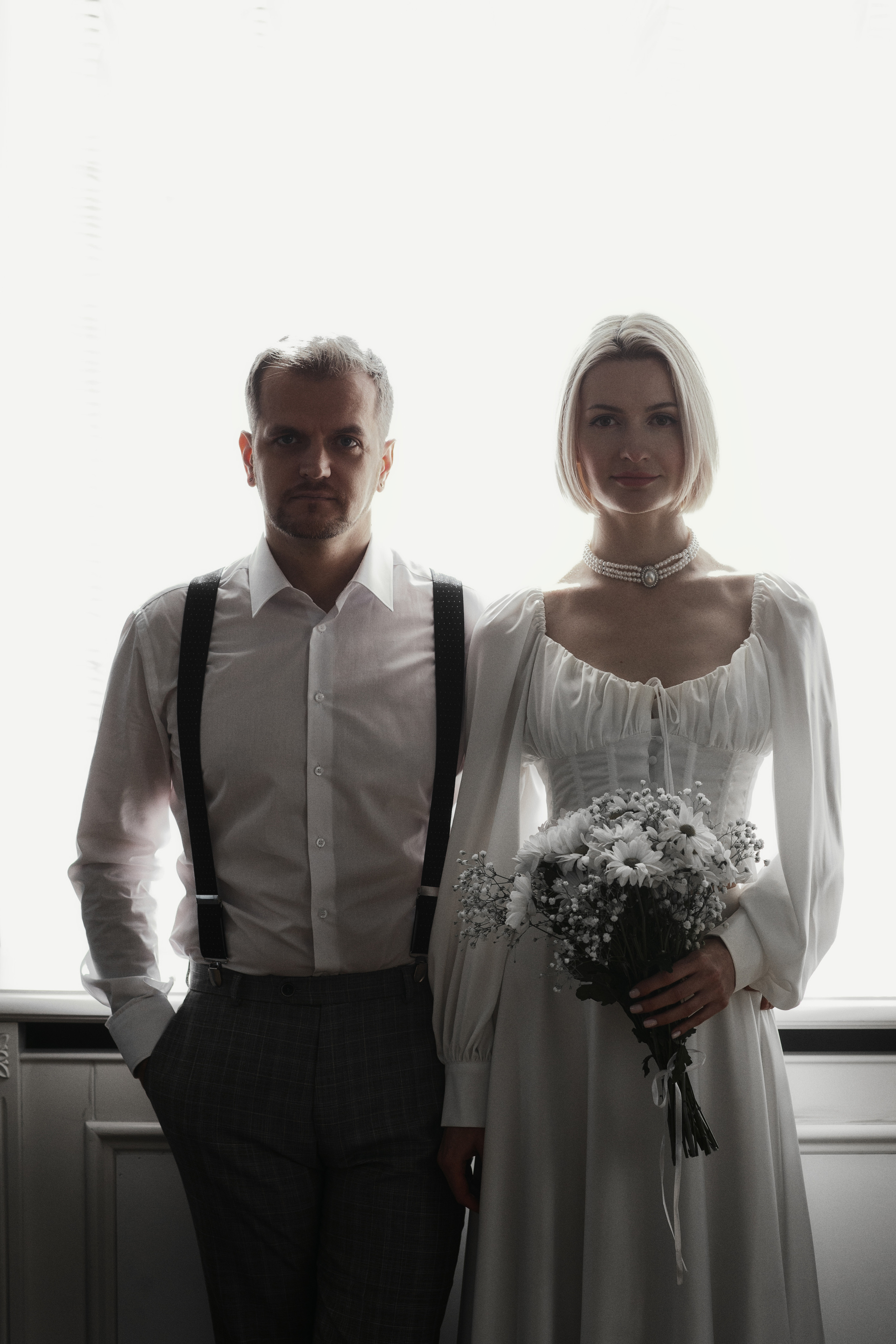 Фотосессия молодоженов в театре Я.Купалы