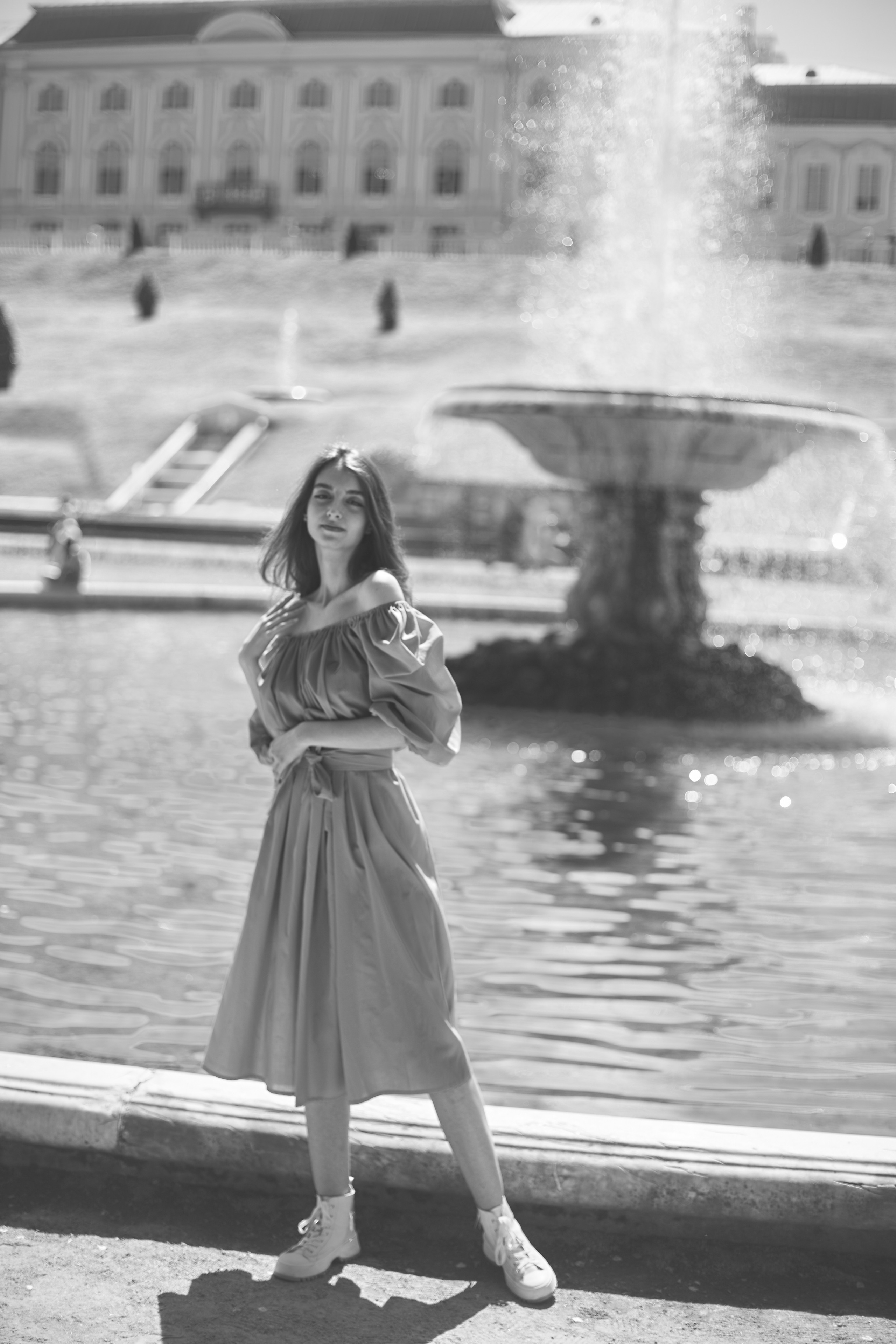 День в Петергофе. Одежда из Санкт-Петербурга СИНИОКО