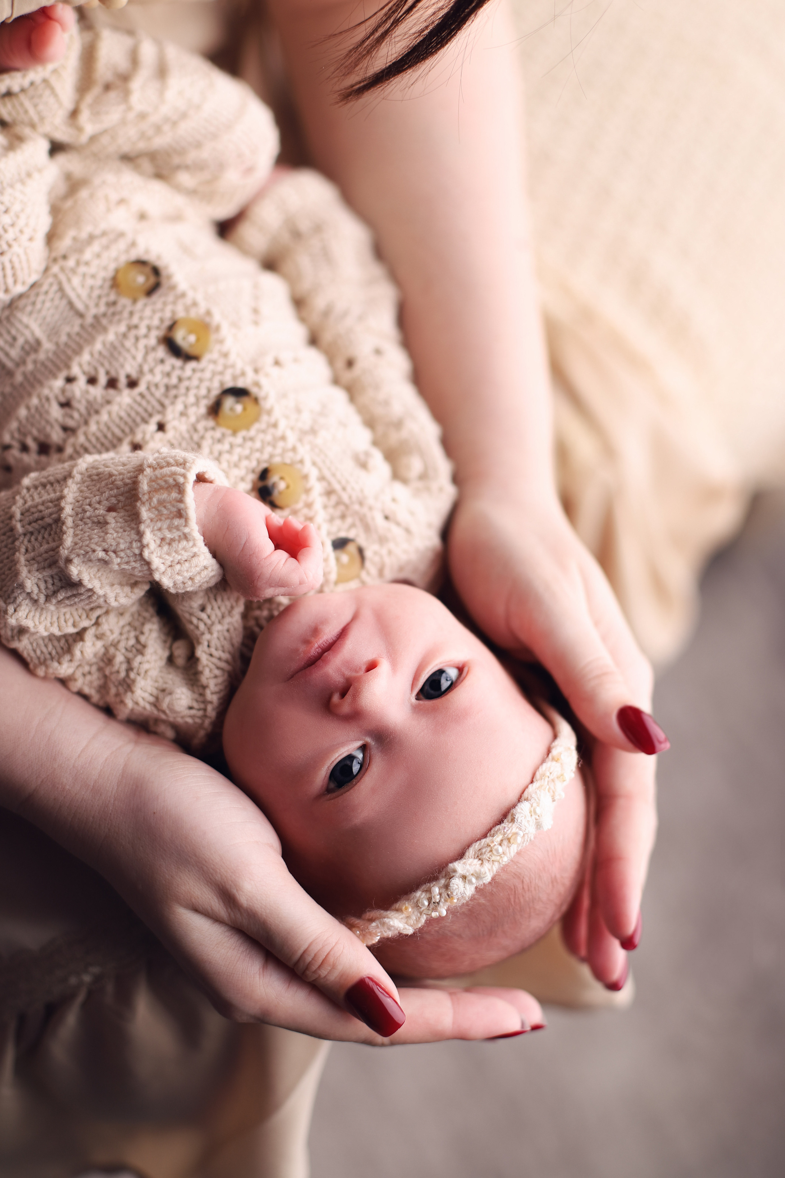 Фотосессия новорожденных в бохо стиле