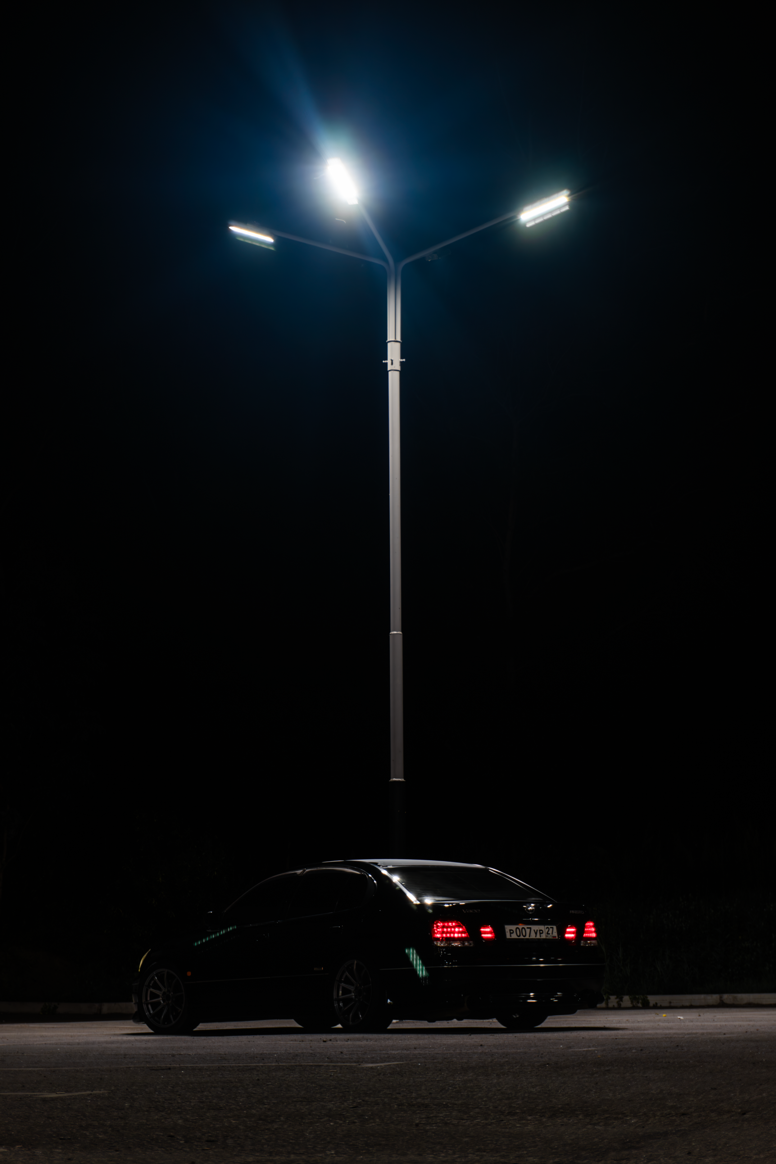 Toyota Aristo: в огнях Хабаровска