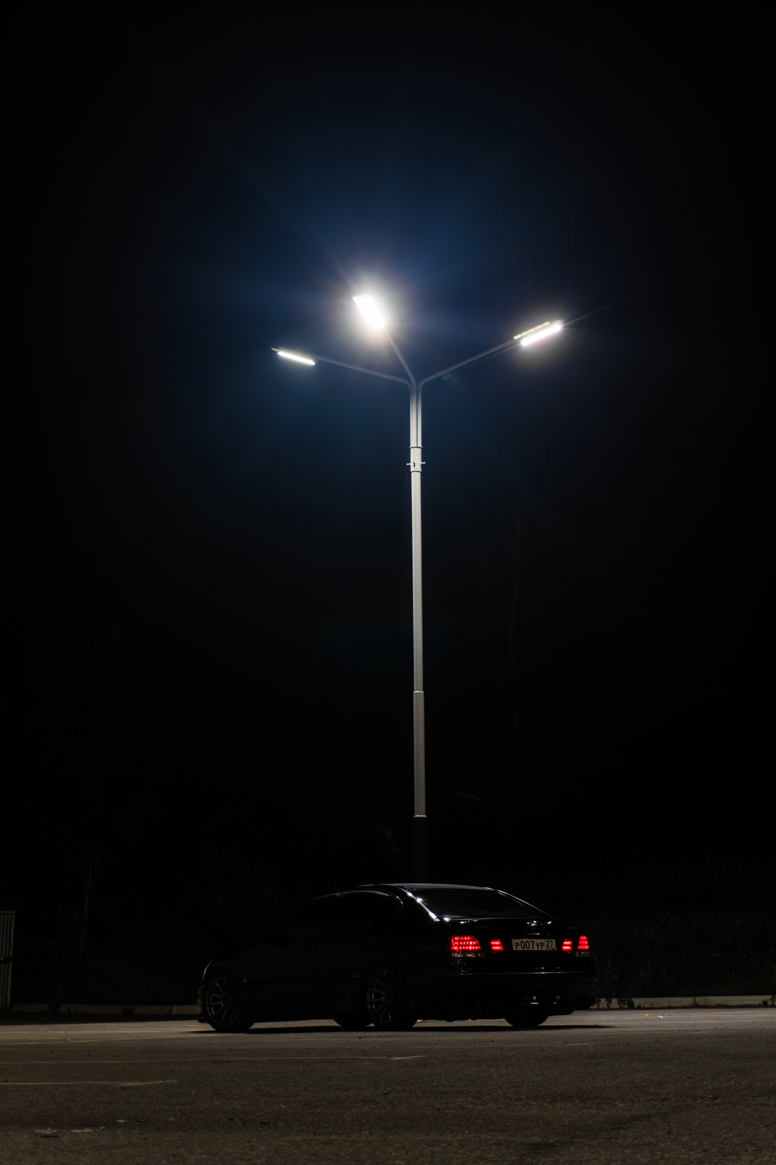 Toyota Aristo: в огнях Хабаровска