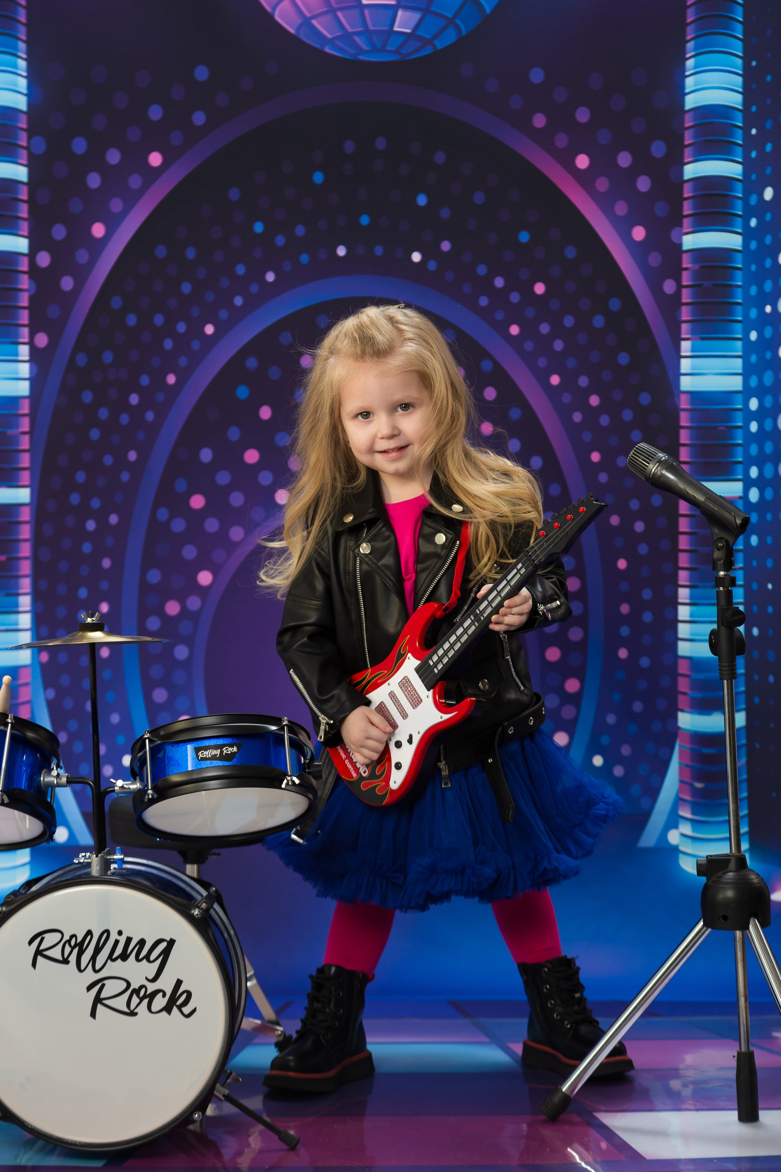 Фотопроект «Rock Star» для детских садов и начальной школы. Фотограф Наталья Наконечная. Фотостудия «Ай-Би-эН»