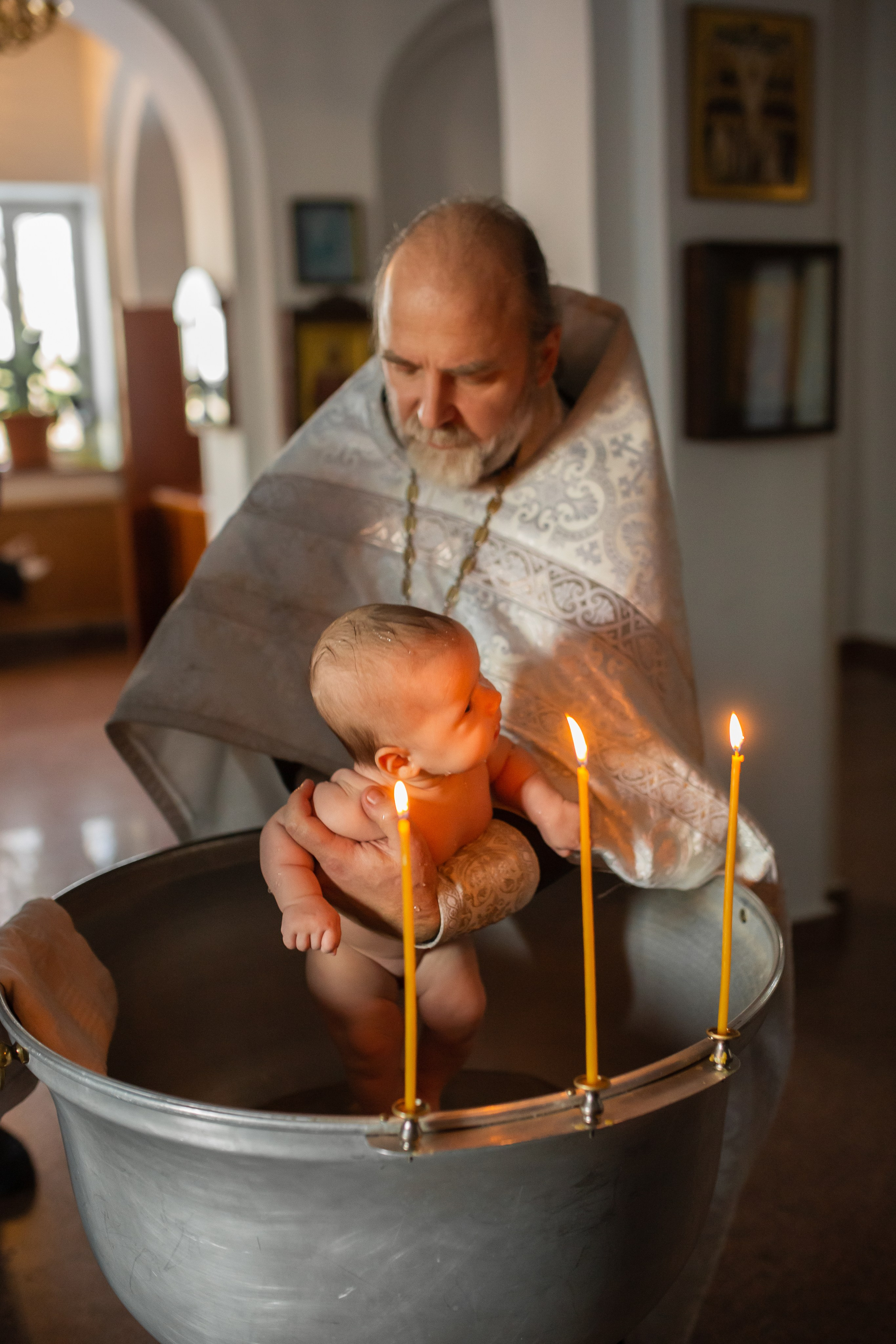 Съемка таинства крещения, Звенигород фотограф, фотосессия крещение. Фотограф Олеся Бакалина