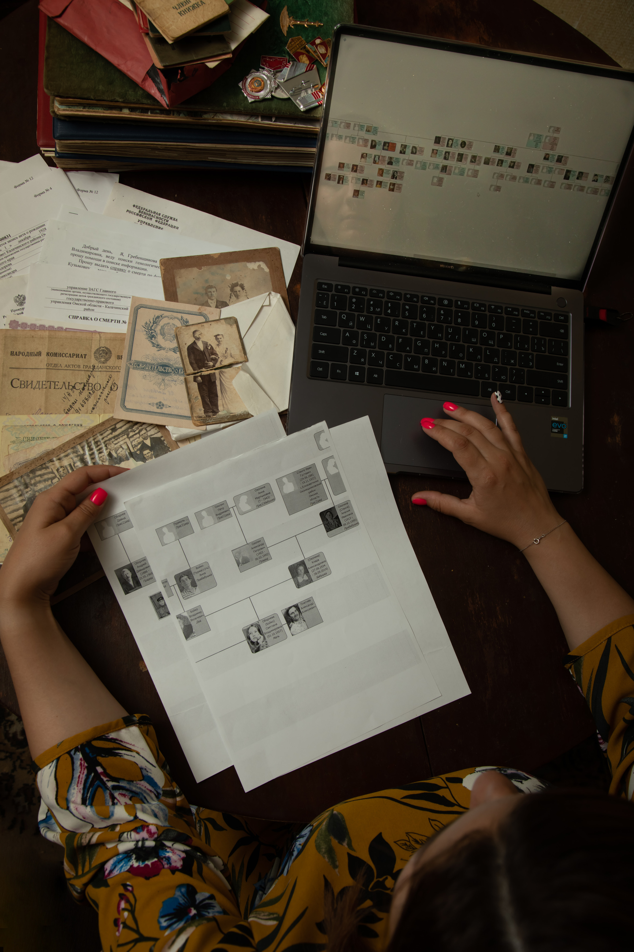 Проект о родословной «На стыке времён». Семейный и детский фотограф г. Москва