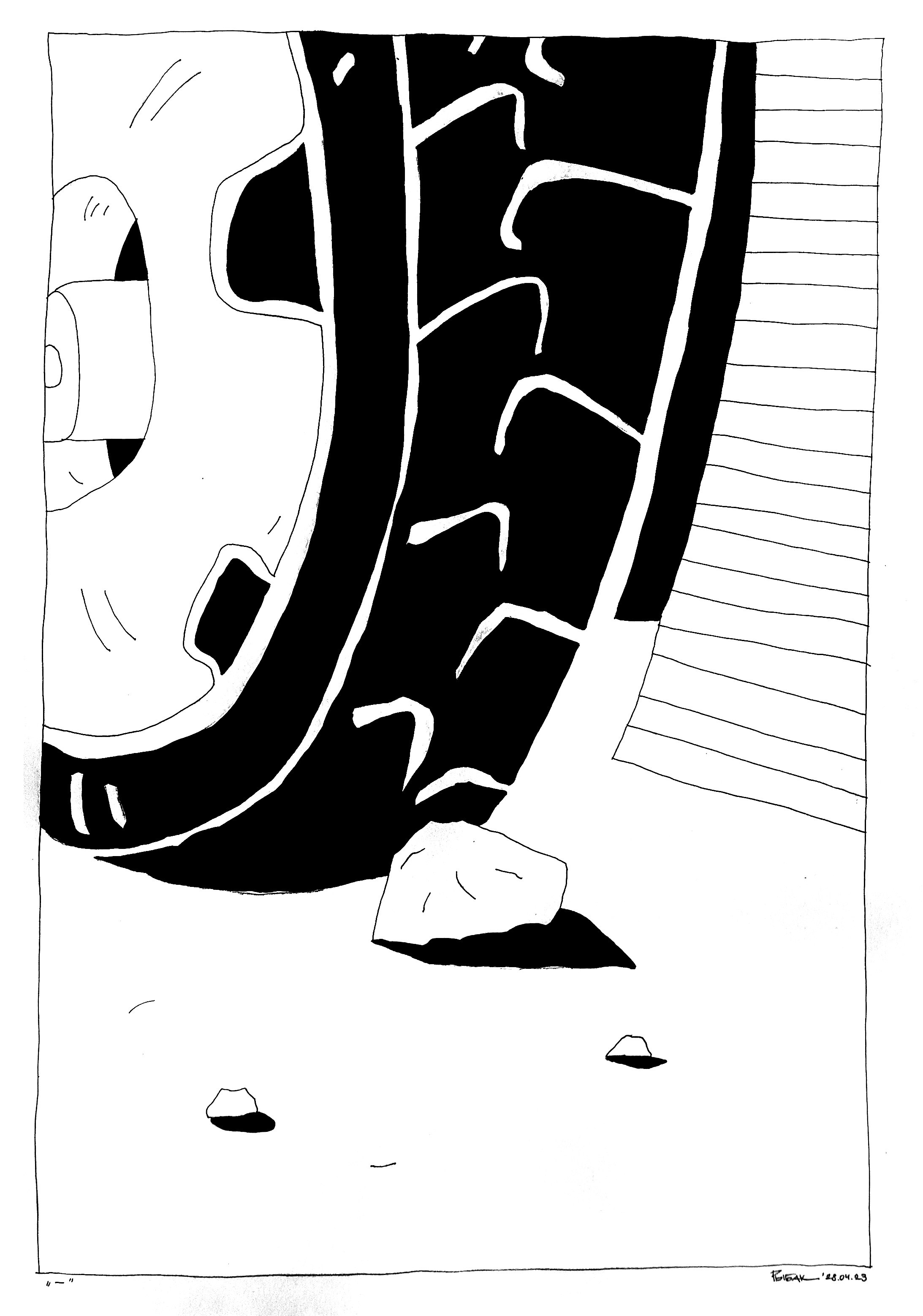 Серия Транспортная Автобусно-таксишная. Художник Рыбак Николай