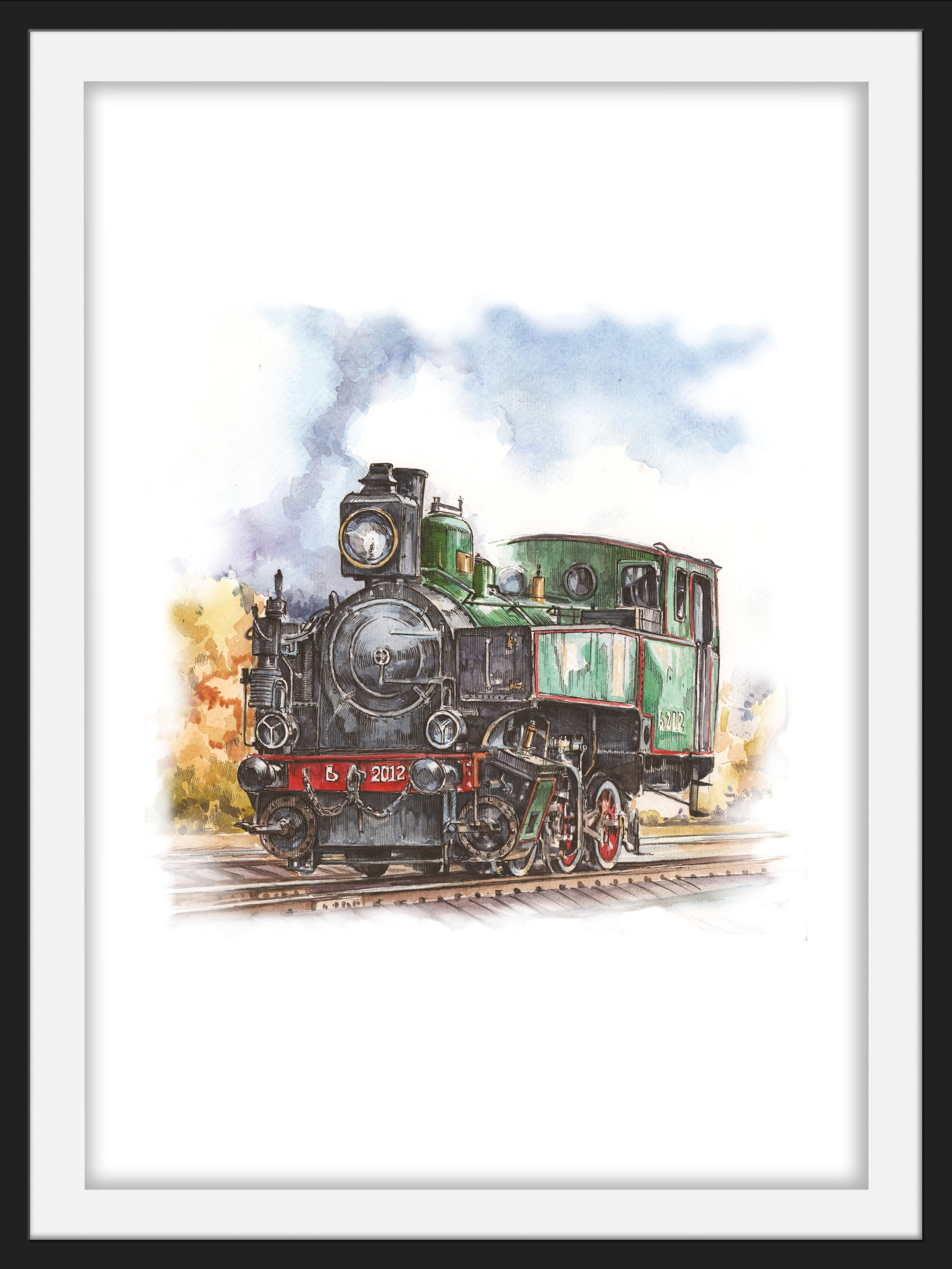 Магазин. Художник Александр Петрунин