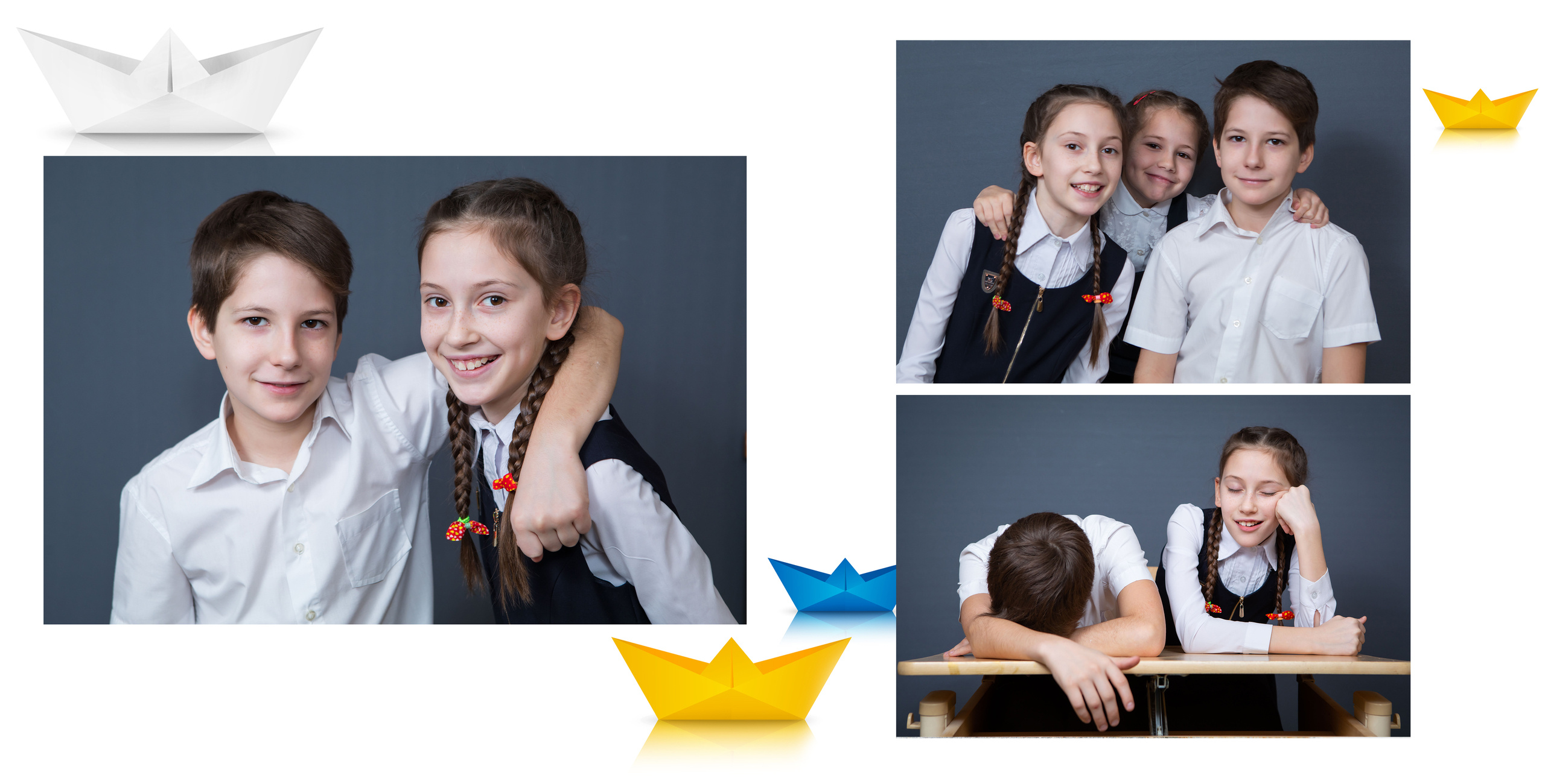 Выпускные фотоальбомы Начальная школа Детский сад. Детский и семейный фотограф в Москве Власова Галина