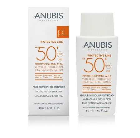 Солнцезащитная эмульсия SPF 50+, 50 мл./ Anti-Aging Sun Emulsion SPF 50+. Malahit Beauty официальные представитель ТМ Biofor и Noon Израиль