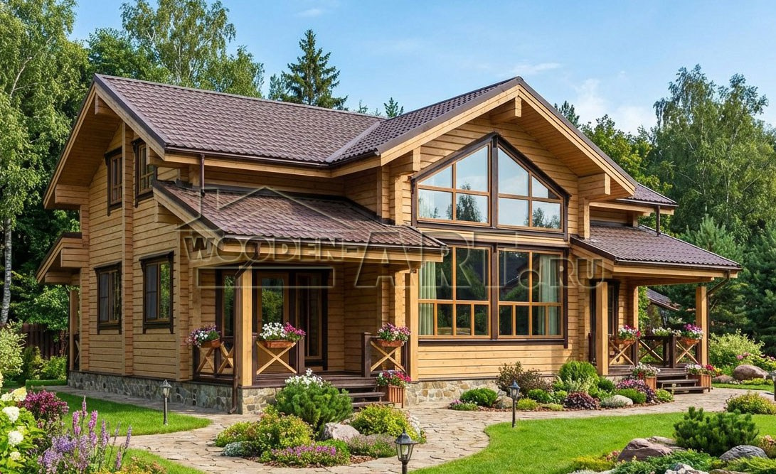 «Фореста» 267 кв. м. Проекты деревянных домов