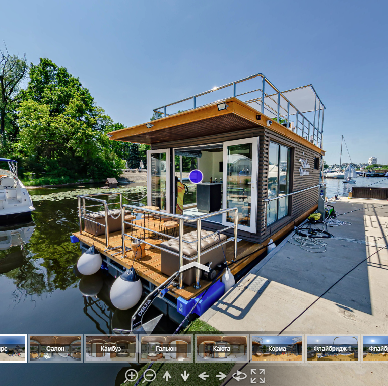 Виртуальный тур по яхте и теплоходу. Интерьерная съёмка и виртуальные туры — Интерьерный фотограф Кузнецов Сергей (photopixiq)