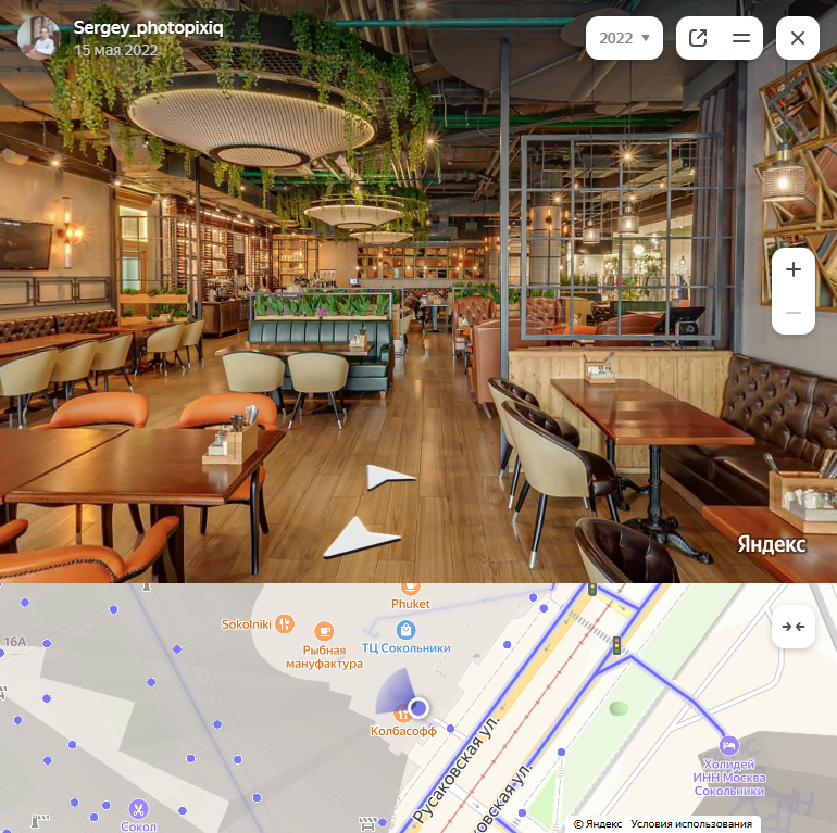 Виртуальные туры для ресторана, лофта, кафе, бара. Интерьерная съёмка и виртуальные туры — Интерьерный фотограф Кузнецов Сергей (photopixiq)