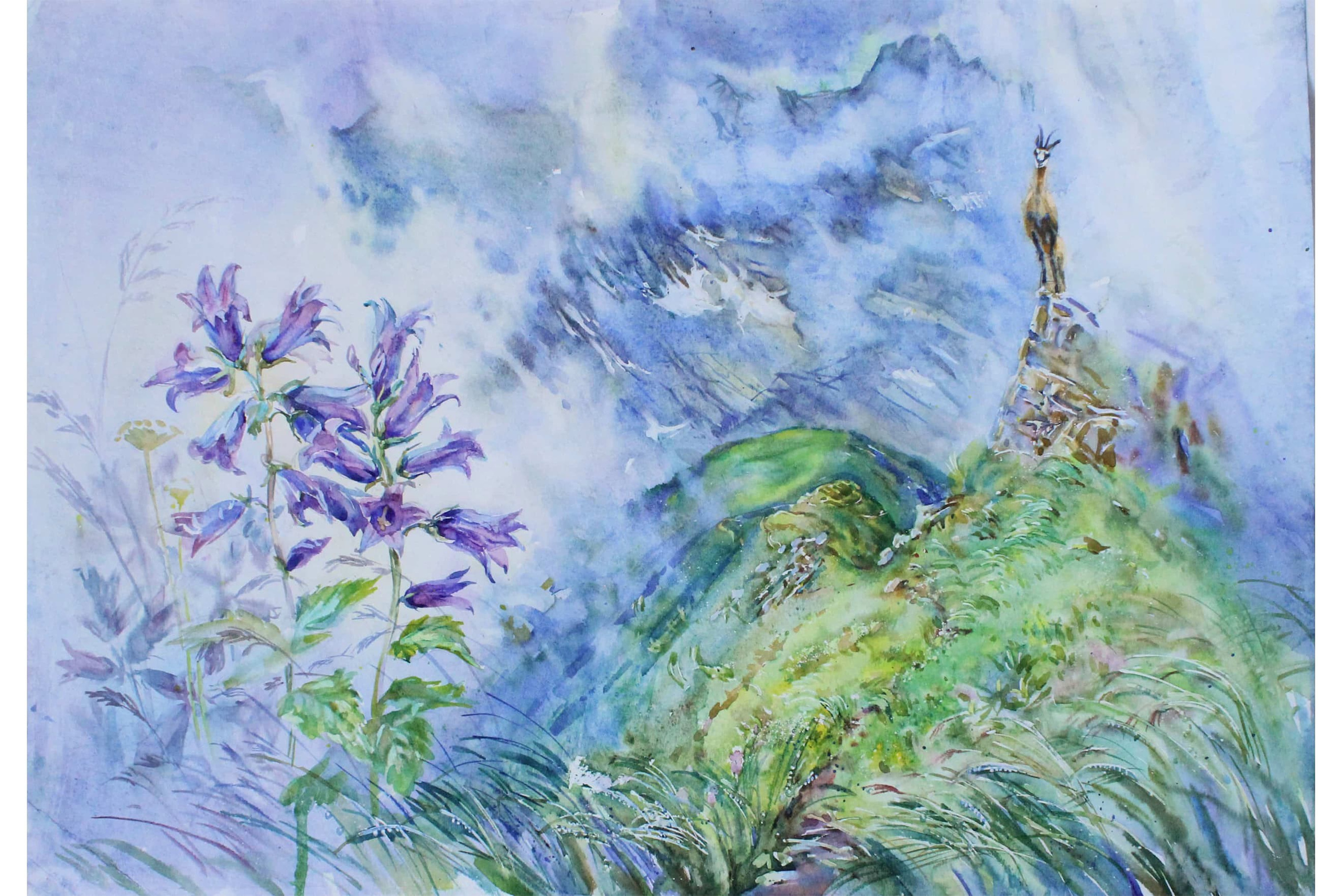 Пейзажи художника Галины Поплавской. Свет акварели Галины Поплавской