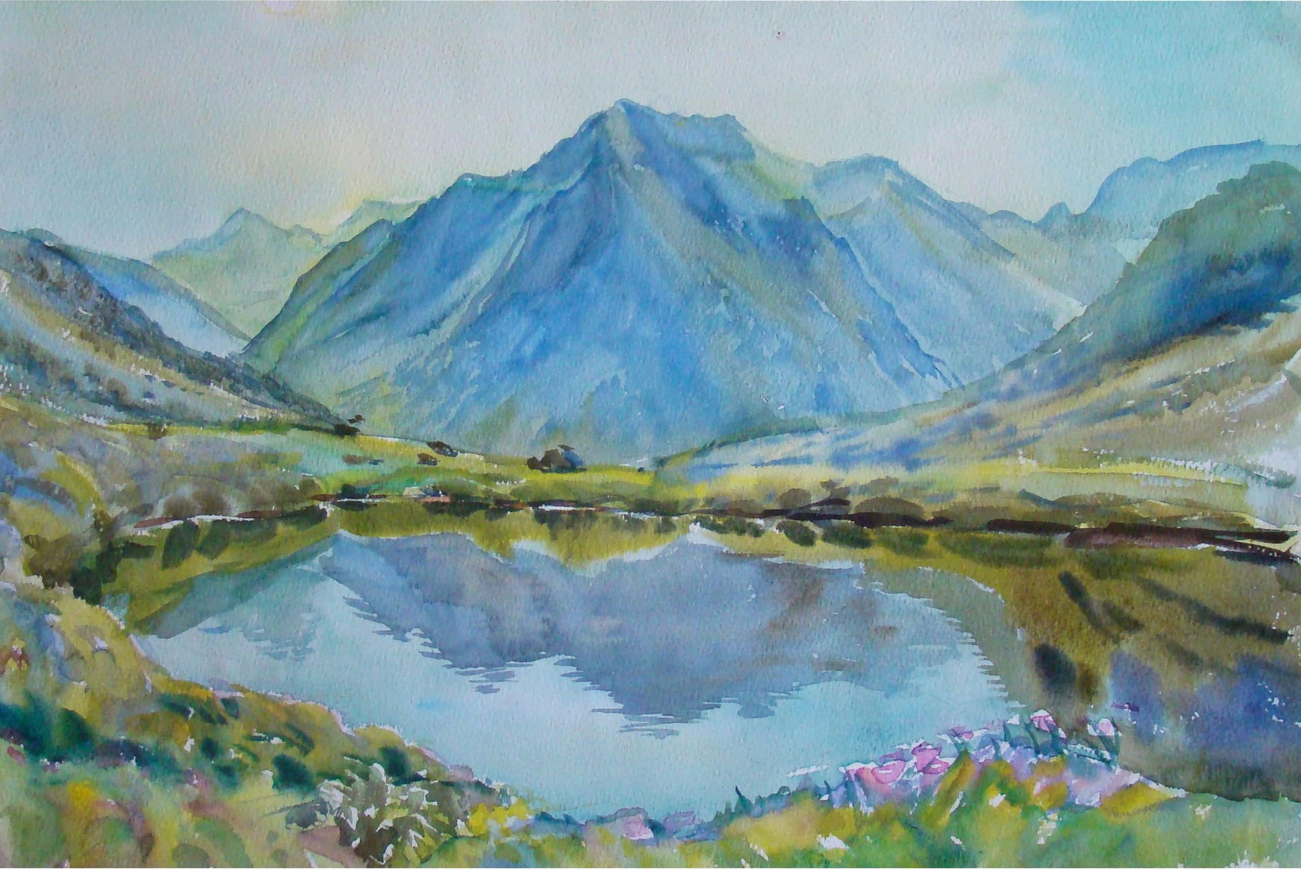 Пейзажи художника Галины Поплавской. Свет акварели Галины Поплавской