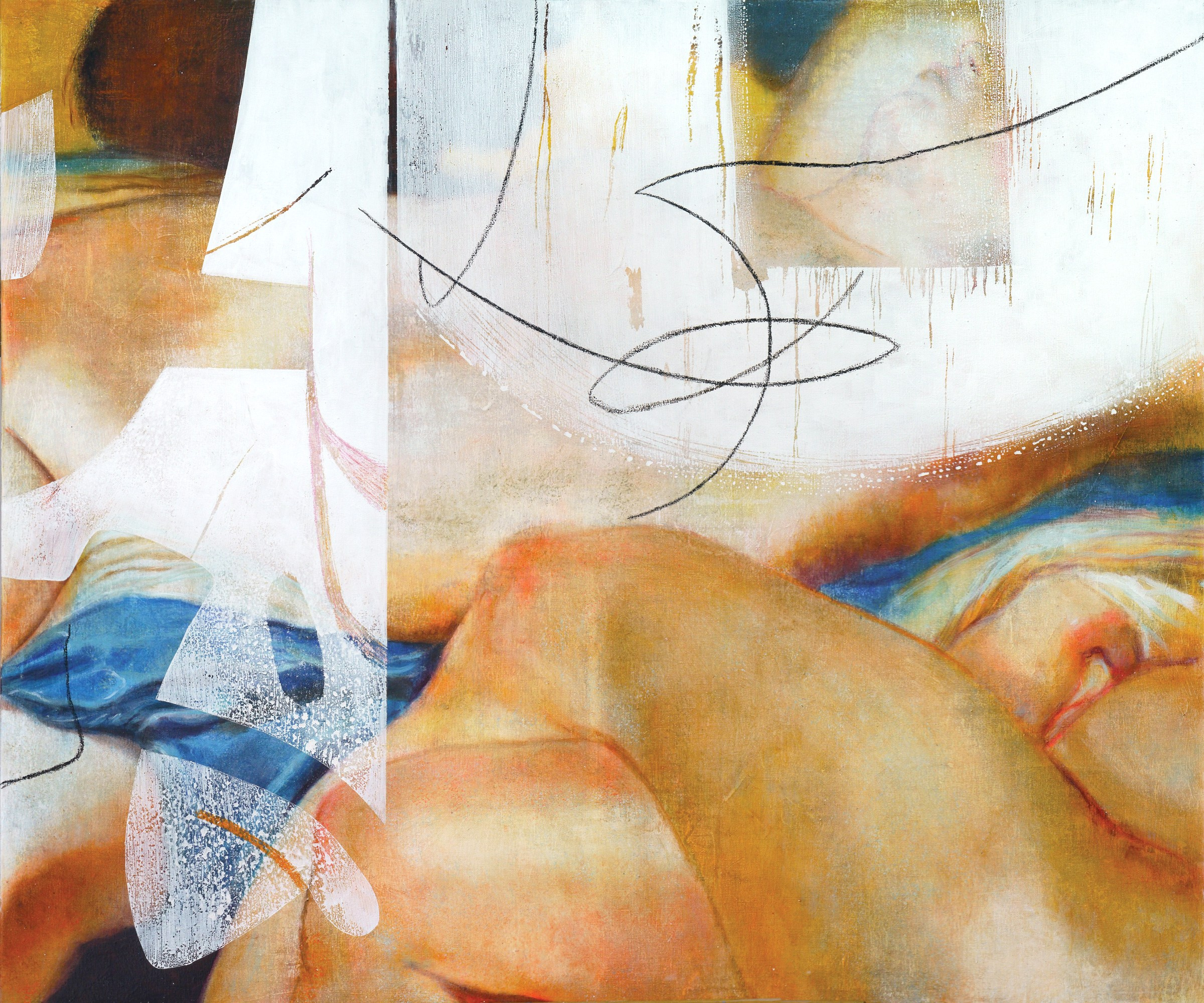 Холст, акрил, 100х100 см