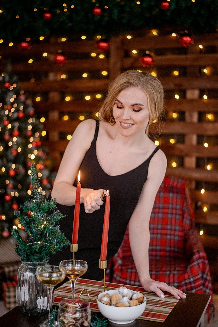 Вот такие уютные, праздничные, домашние фотографии получаются на нашей