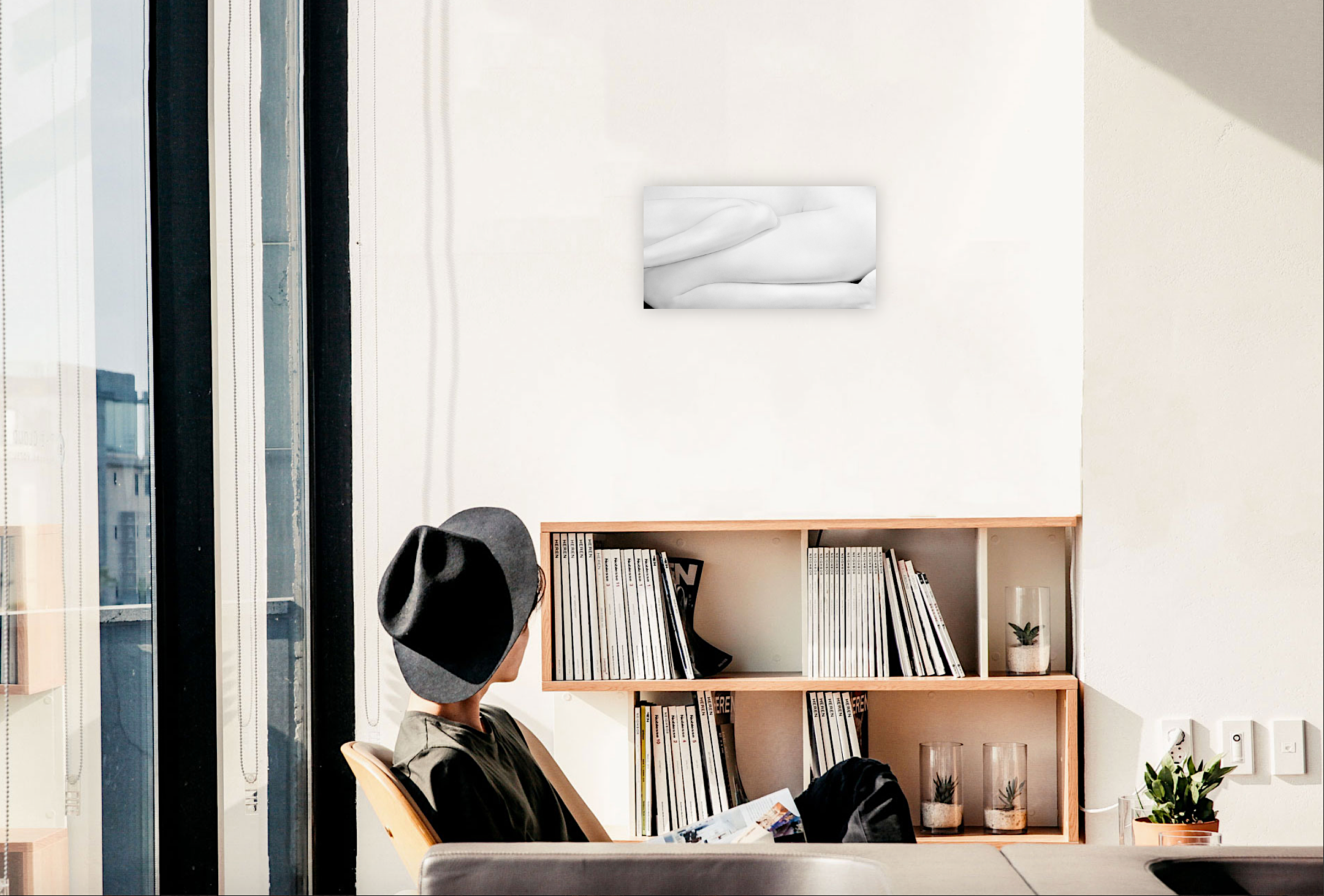 Buy Silhouette of a woman's body art photo. Anna Laza Art photographer