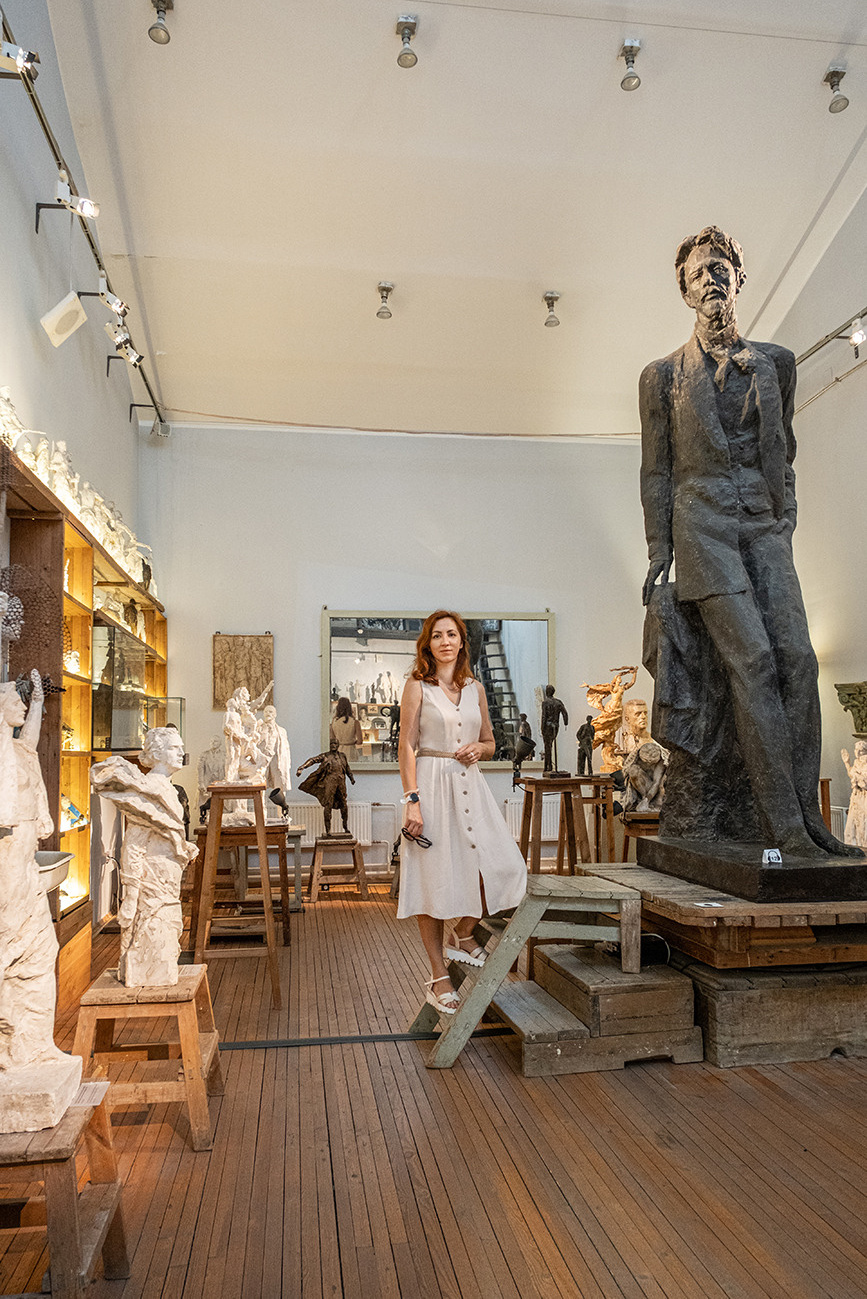 Мастерская скульптора. Фотограф и искусствовед в Туле и Санкт-Петербурге Нелли Некрасова