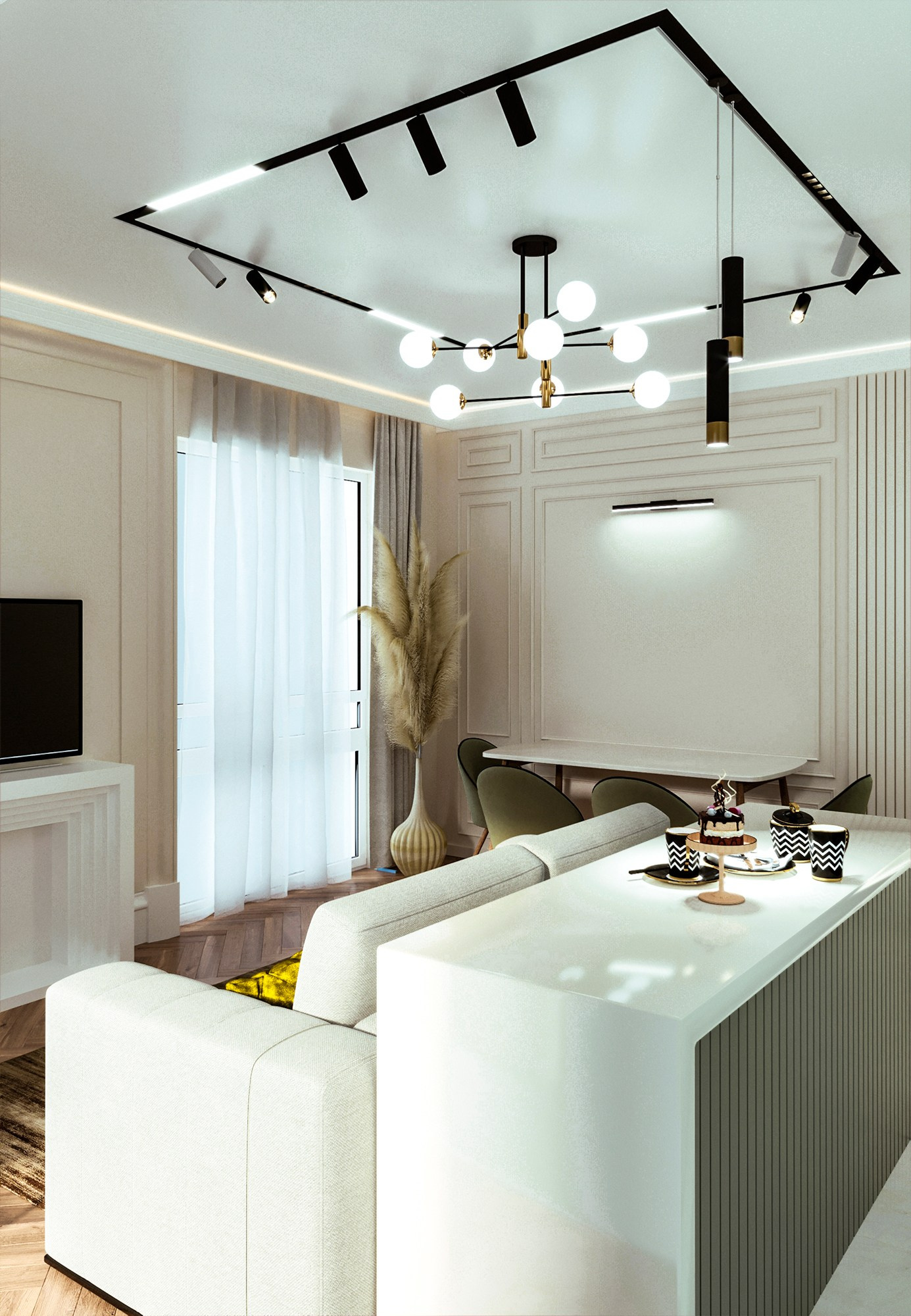 Дизайн-проект квартиры современная классика. Интерьерный дизайнер в Сочи Поплавская Татьяна. Проектирование интерьеров и организация процесса ремонта