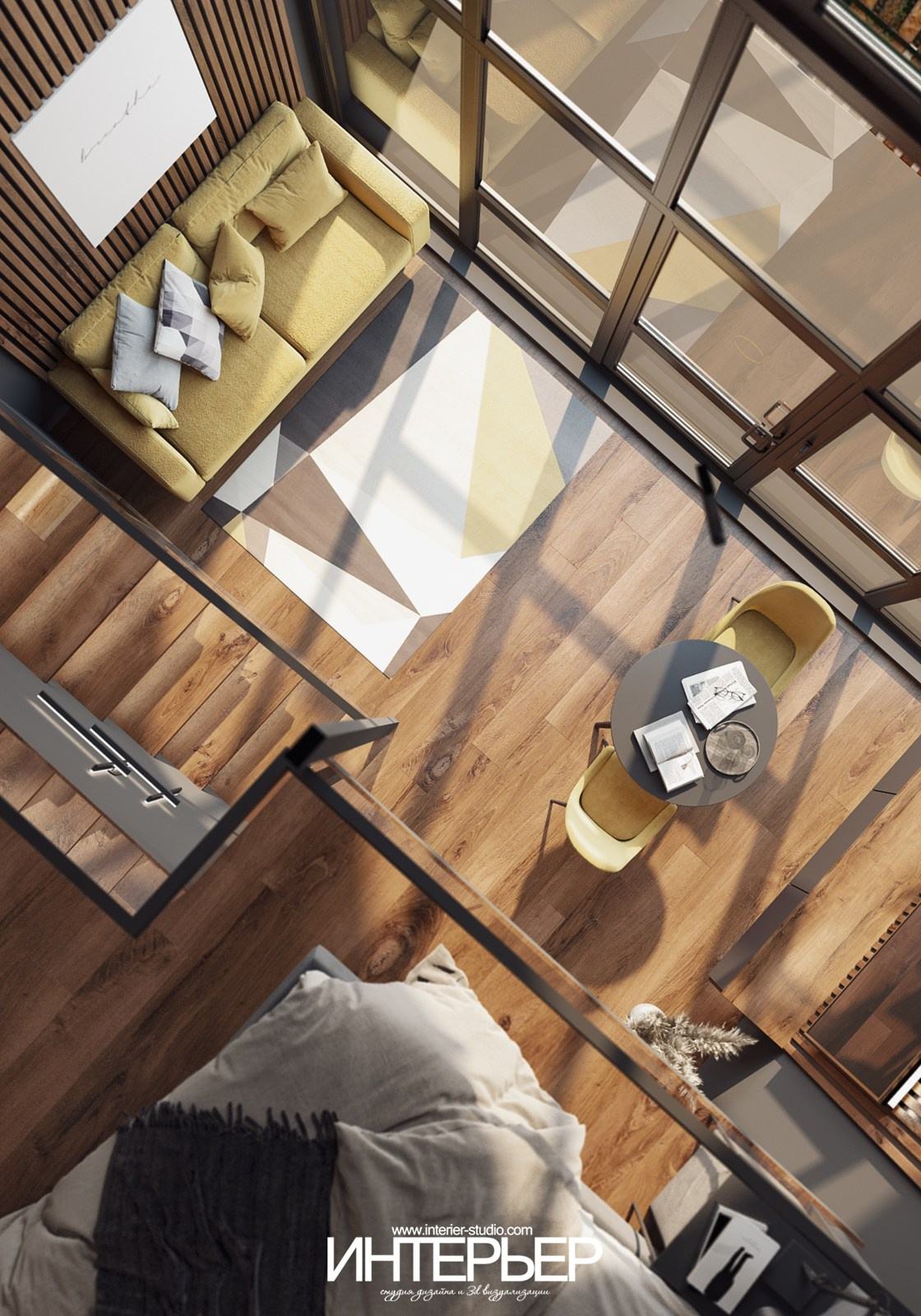 Дизайн-проект интерьера гостевого дома Барн-Хаус. г. Кисловодск, ул. Прудная. Дизайн интерьера, 3D визуализация и 3D моделирование. Создание проектов и чертежей. КМВ: Кисловодск, Пятигорск, Ессентуки и удаленно