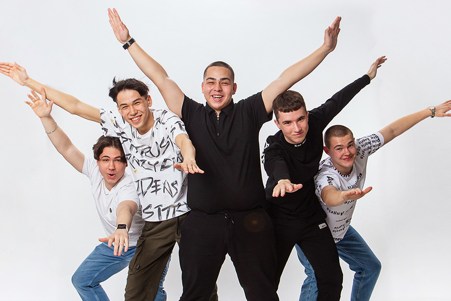 Фотосессия школьников в студии