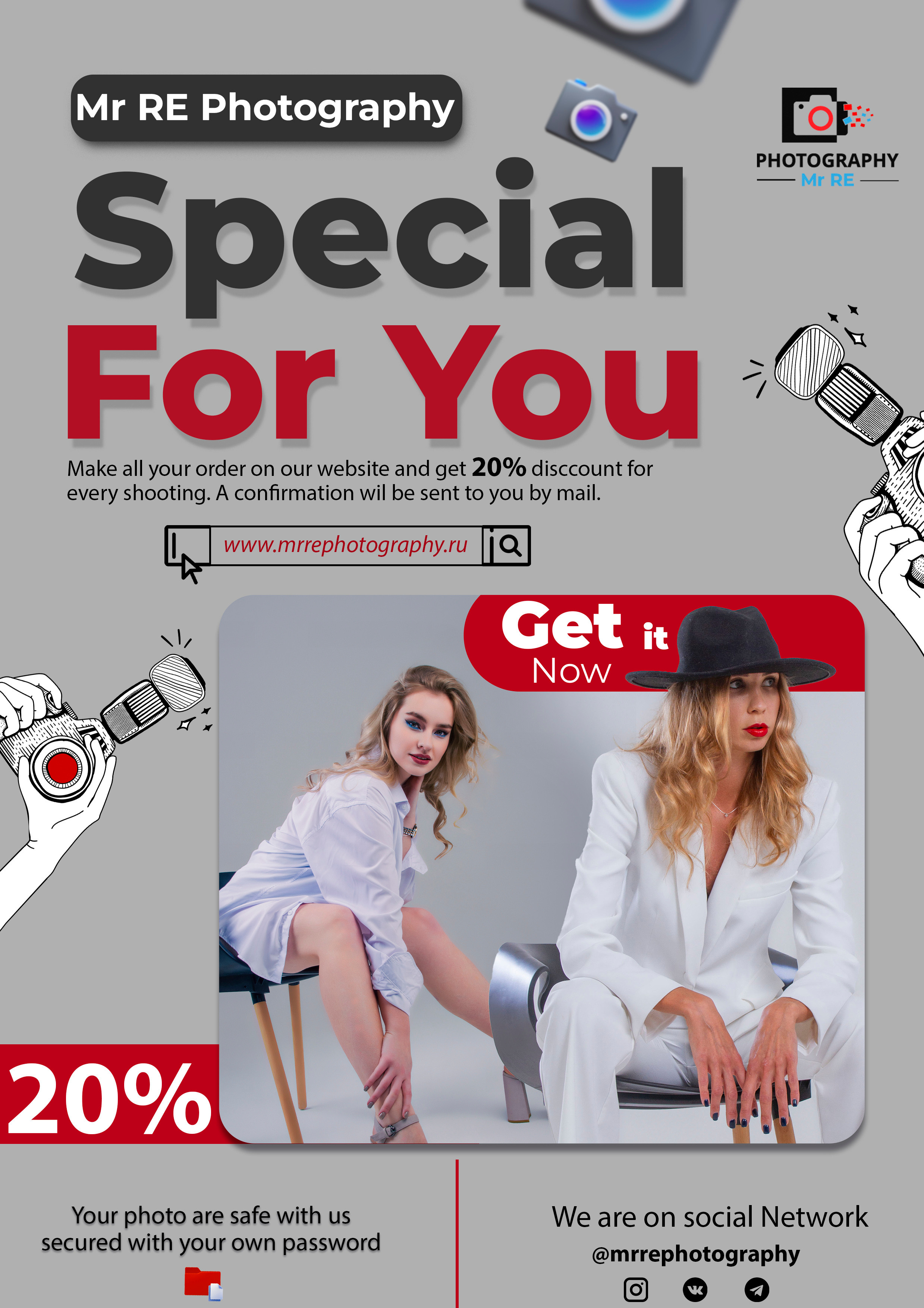 flyer discount - flyer photographe - discount