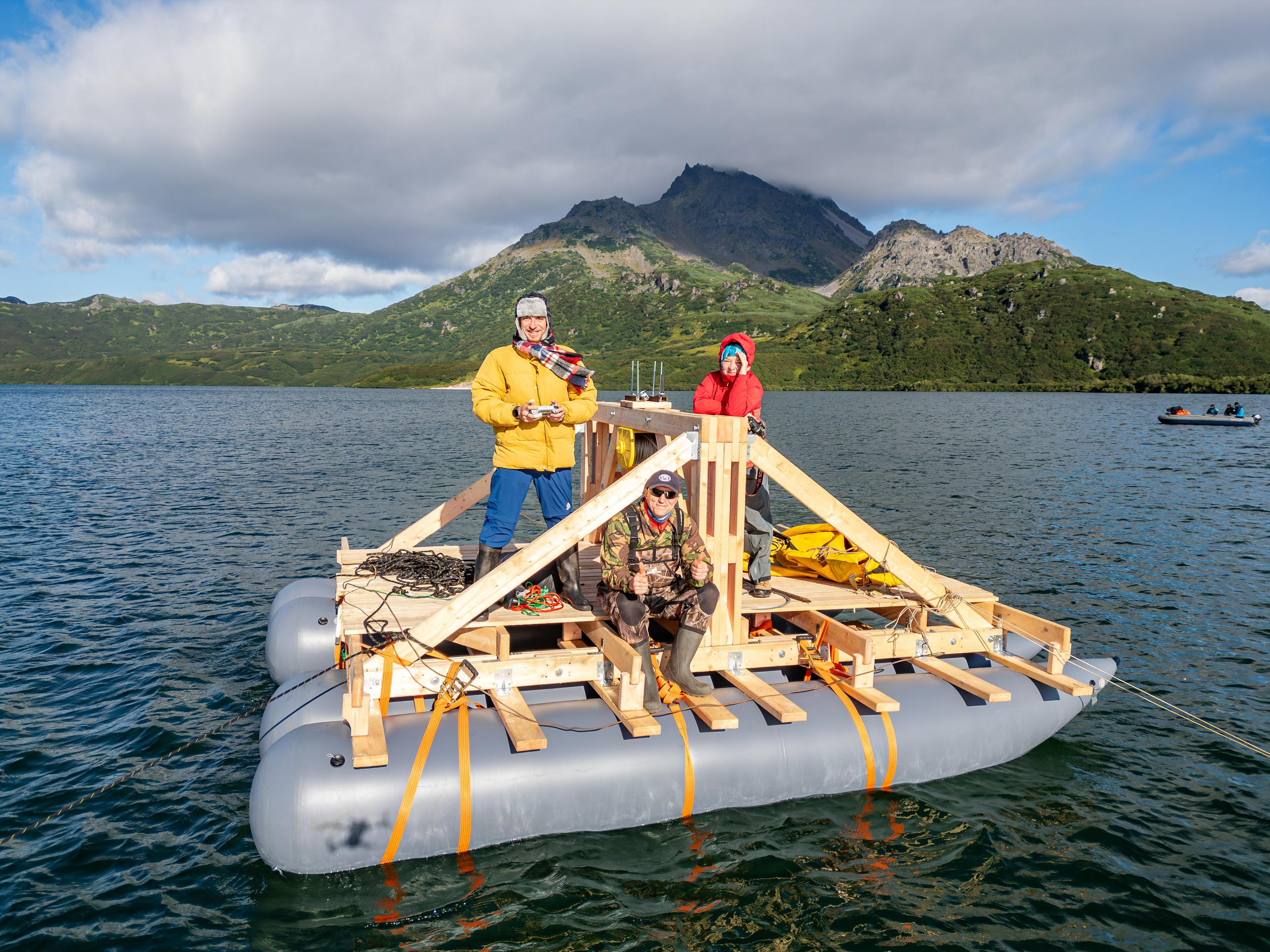 Экспедиция РГО на Камчатку, озеро Витаминное