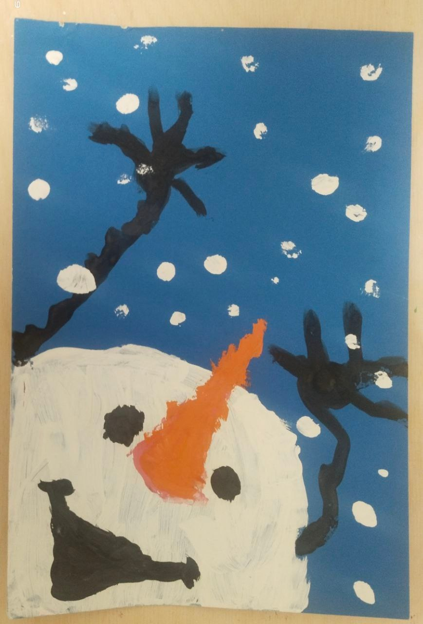 Новогодняя выставка рисунков детей. АНО «Центра социальных проектов «Путь в большой мир»